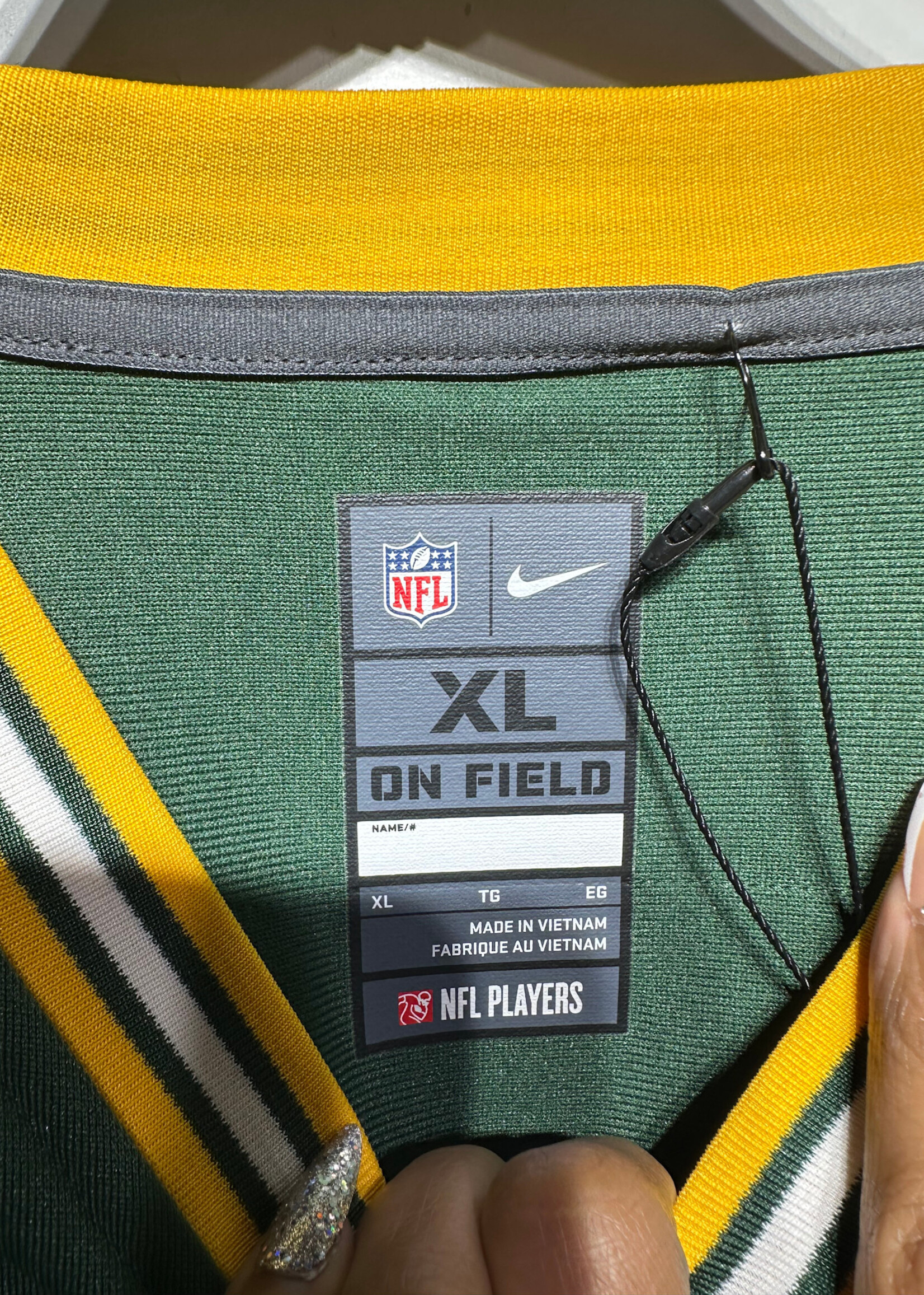 Nike Packers Rodgers Green Jersey XL