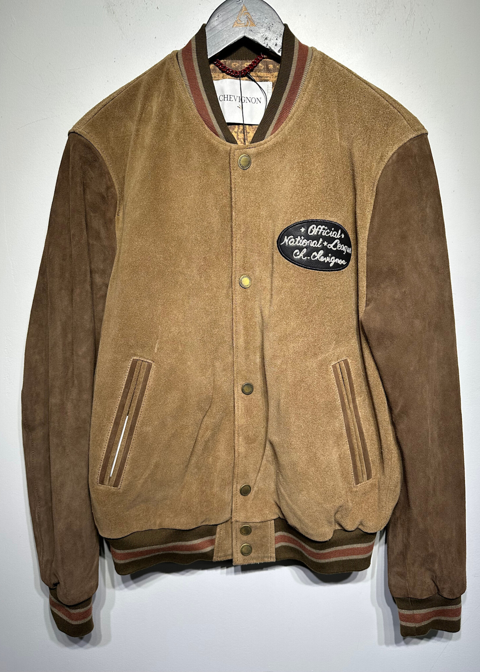 Chevignon Brown Suede League Jacket L