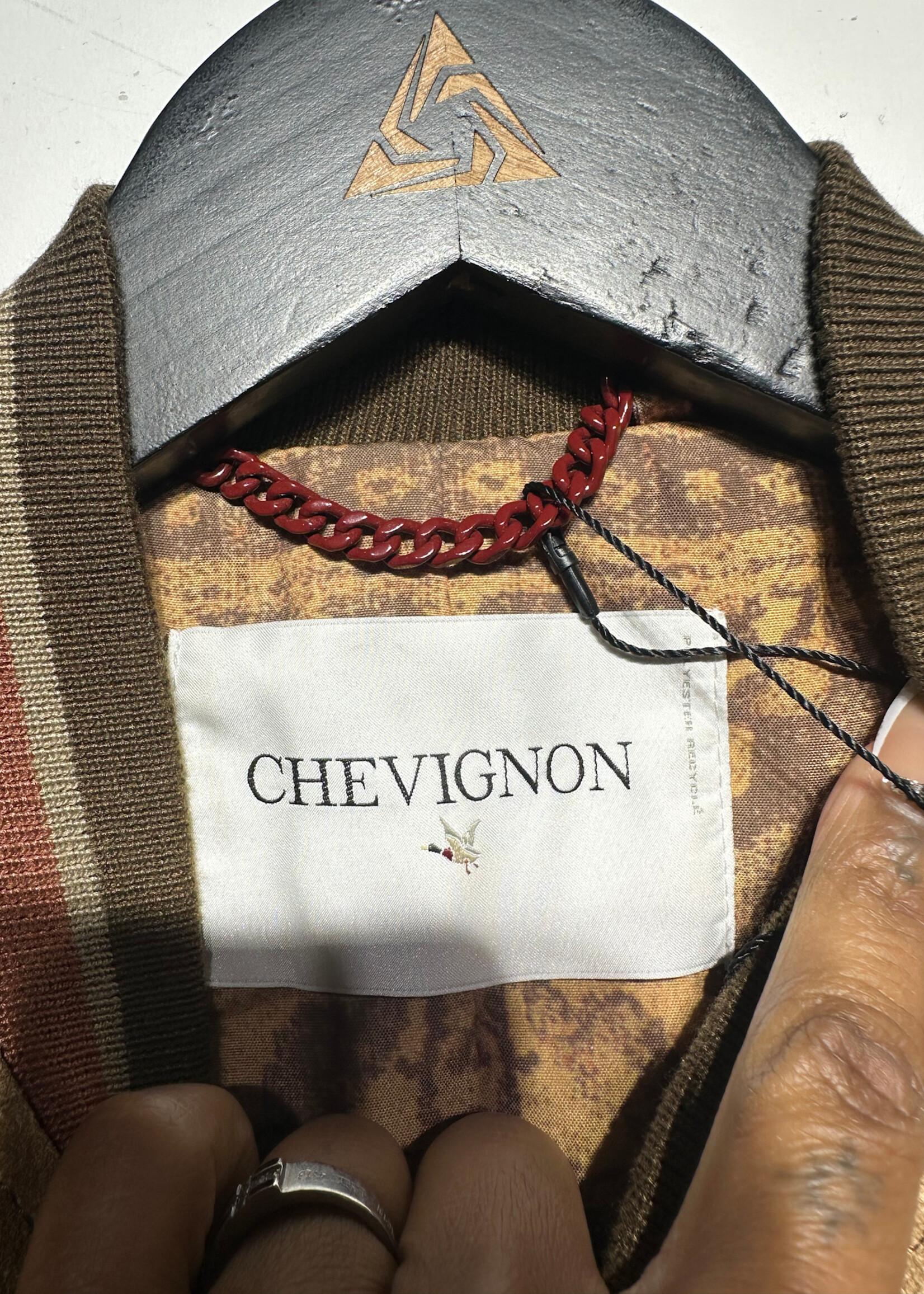 Chevignon Brown Suede League Jacket L