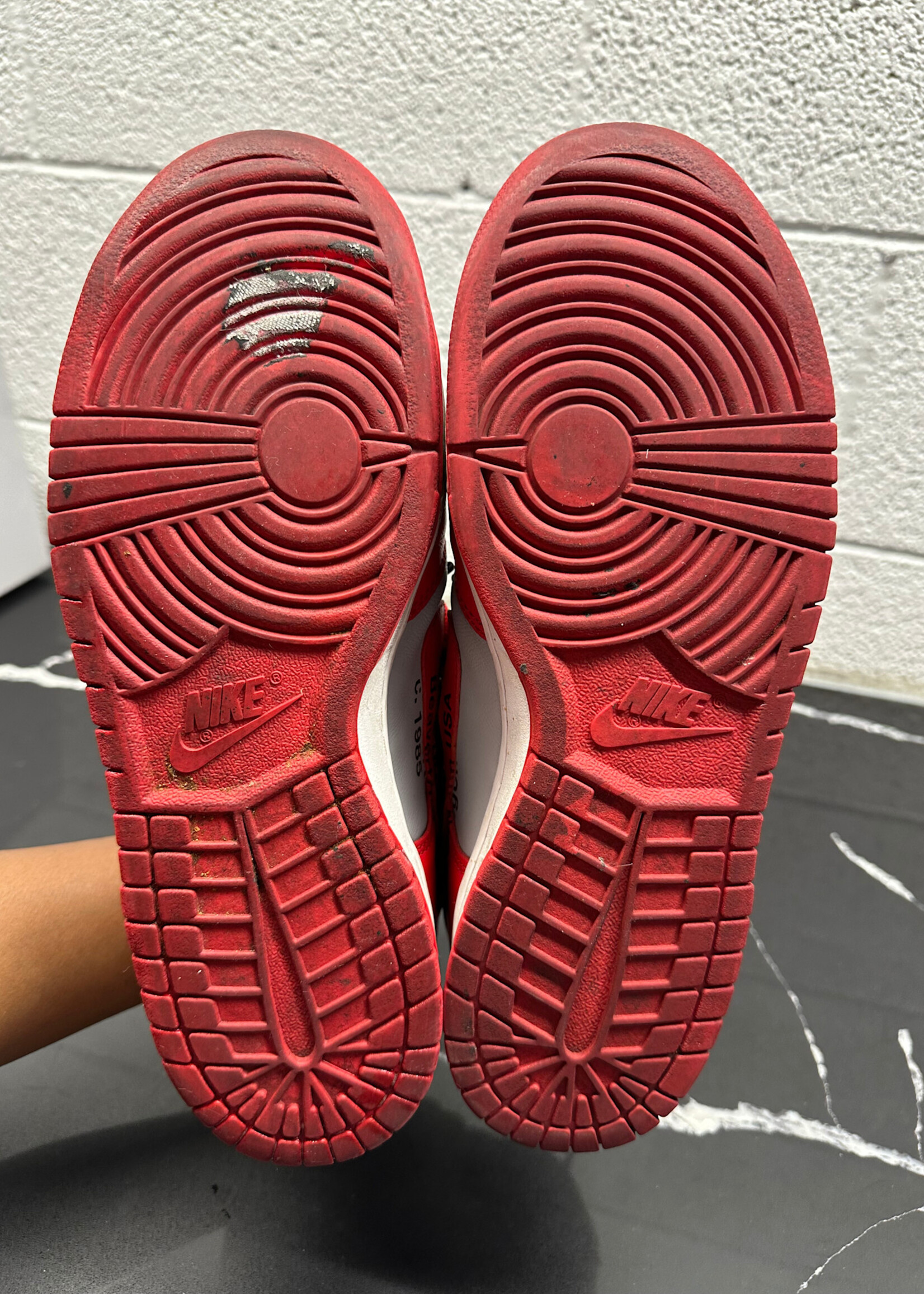 Nike Off White Dunk Uni Red 10 As Is