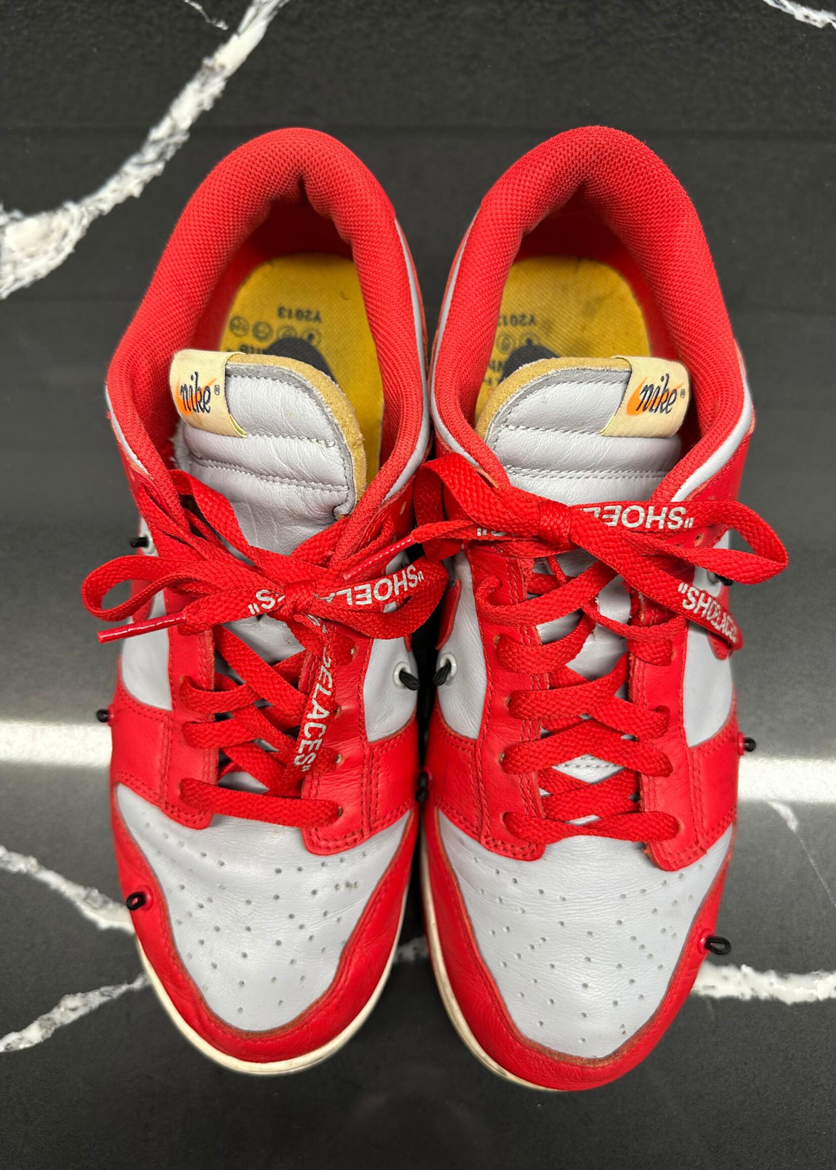 Nike Off White Dunk Uni Red 10 As Is