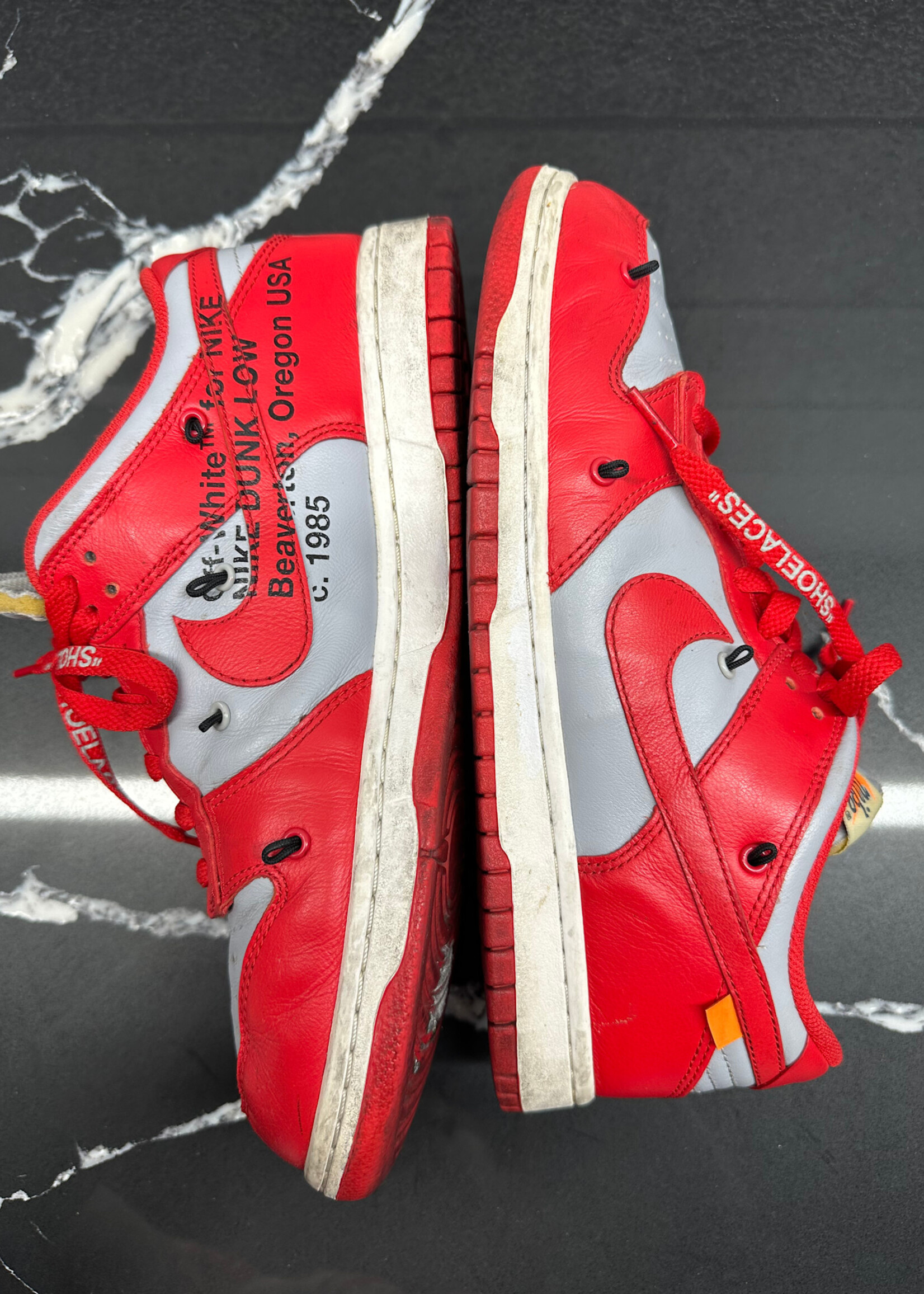 Nike Off White Dunk Uni Red 10 As Is