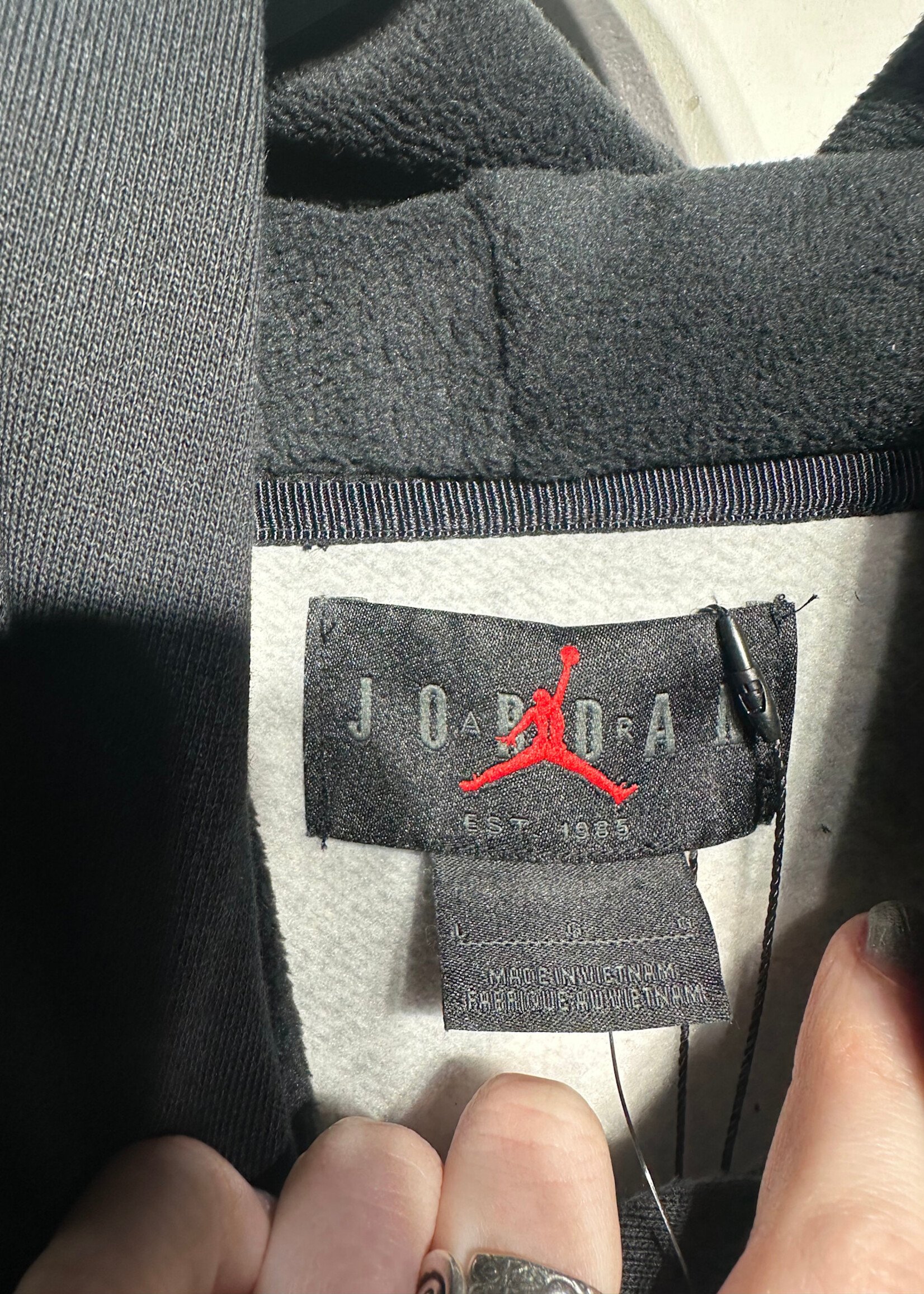 NWT Jordan MJ AOP Hoodie L
