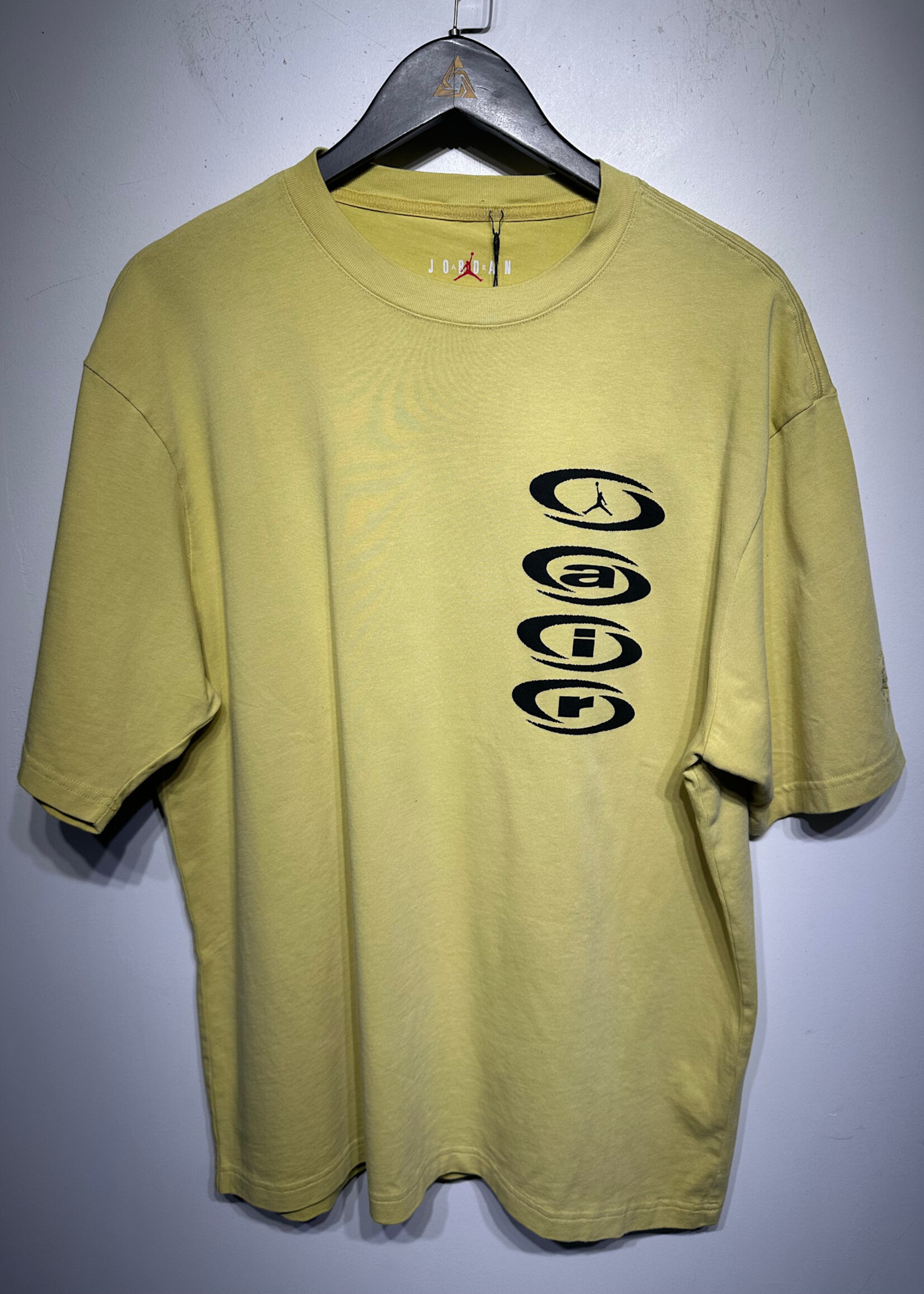 NWT Jordan x Cactus Jack Yellow Logo Tee M