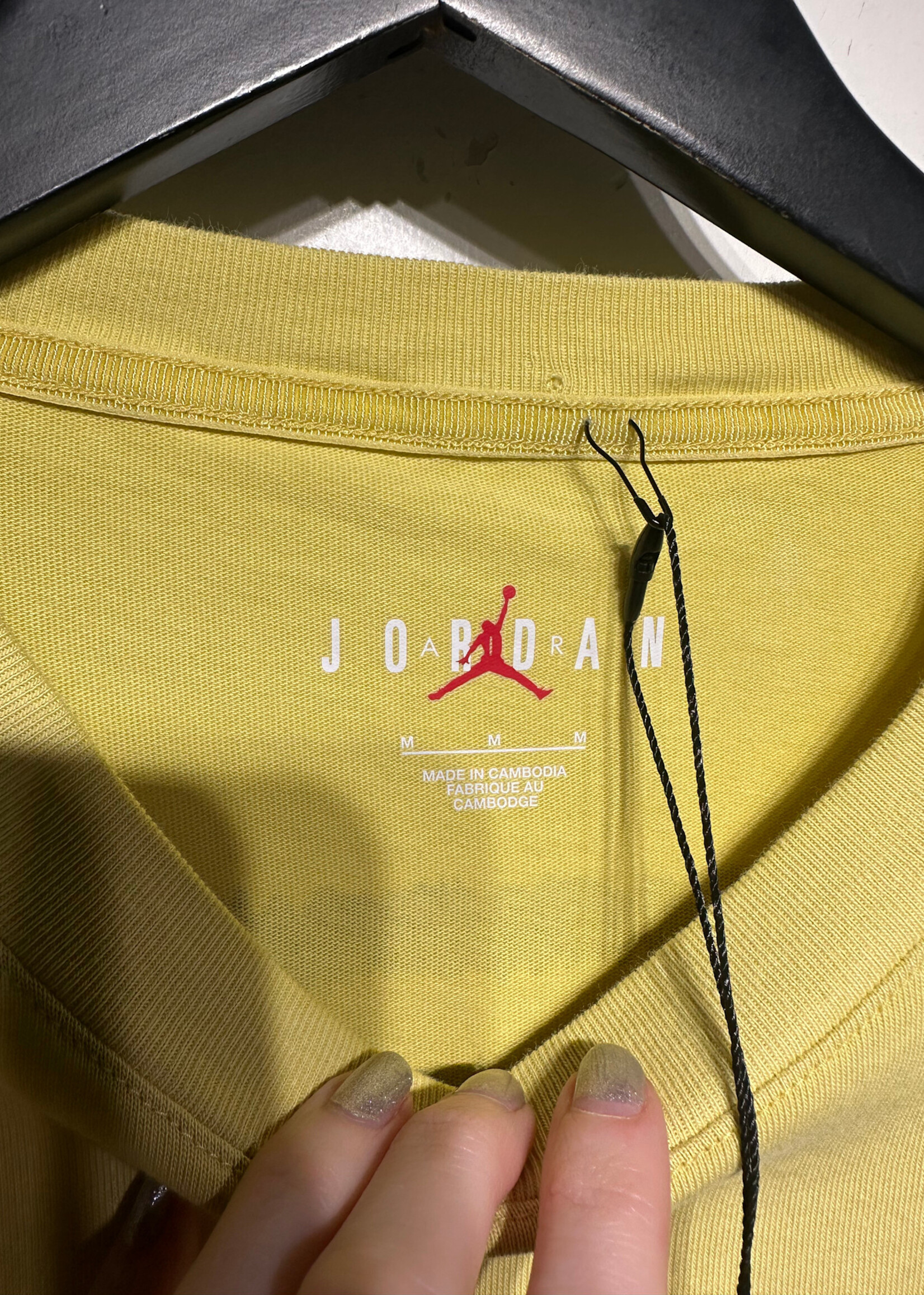 NWT Jordan x Cactus Jack Yellow Logo Tee M