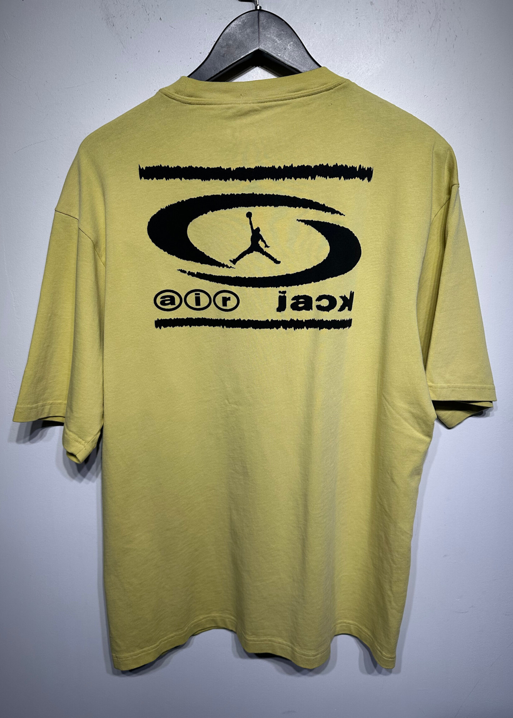 NWT Jordan x Cactus Jack Yellow Logo Tee M