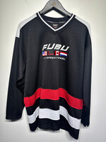 Vintage FUBU Black Grey LS Jersey XL