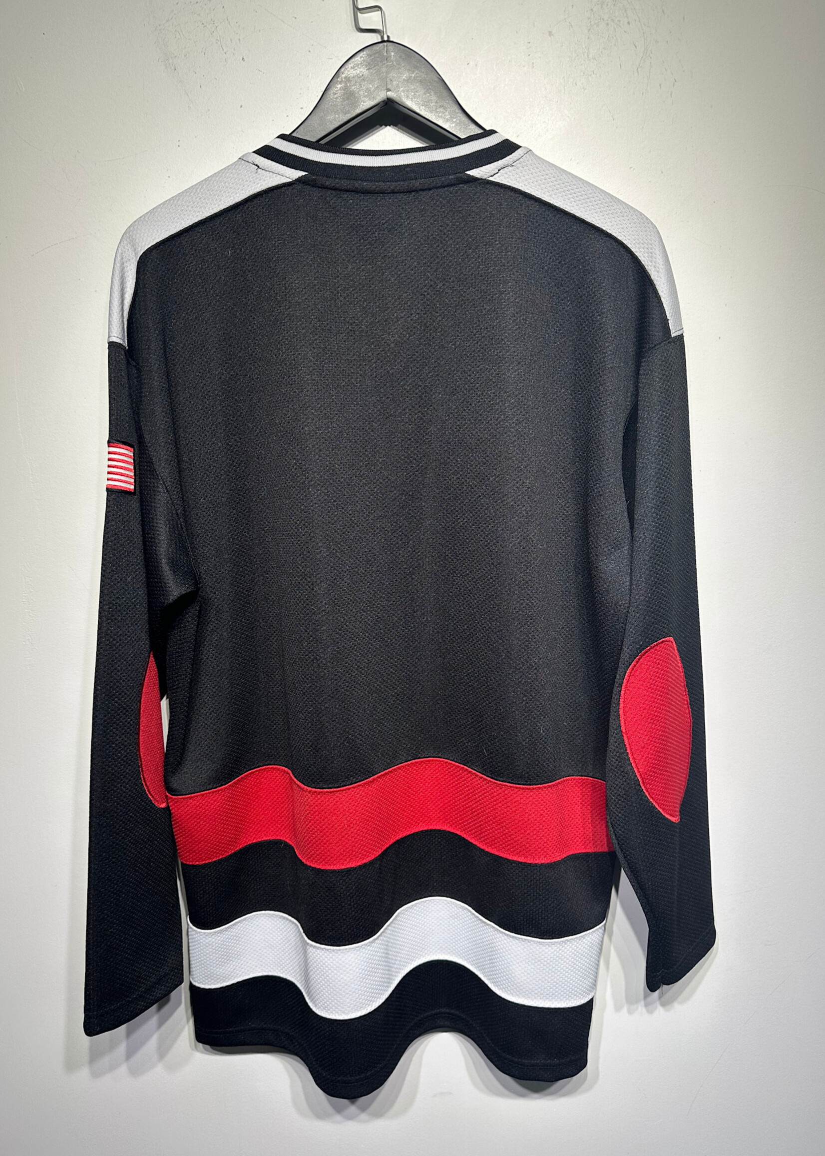 Vintage FUBU Black Grey LS Jersey XL