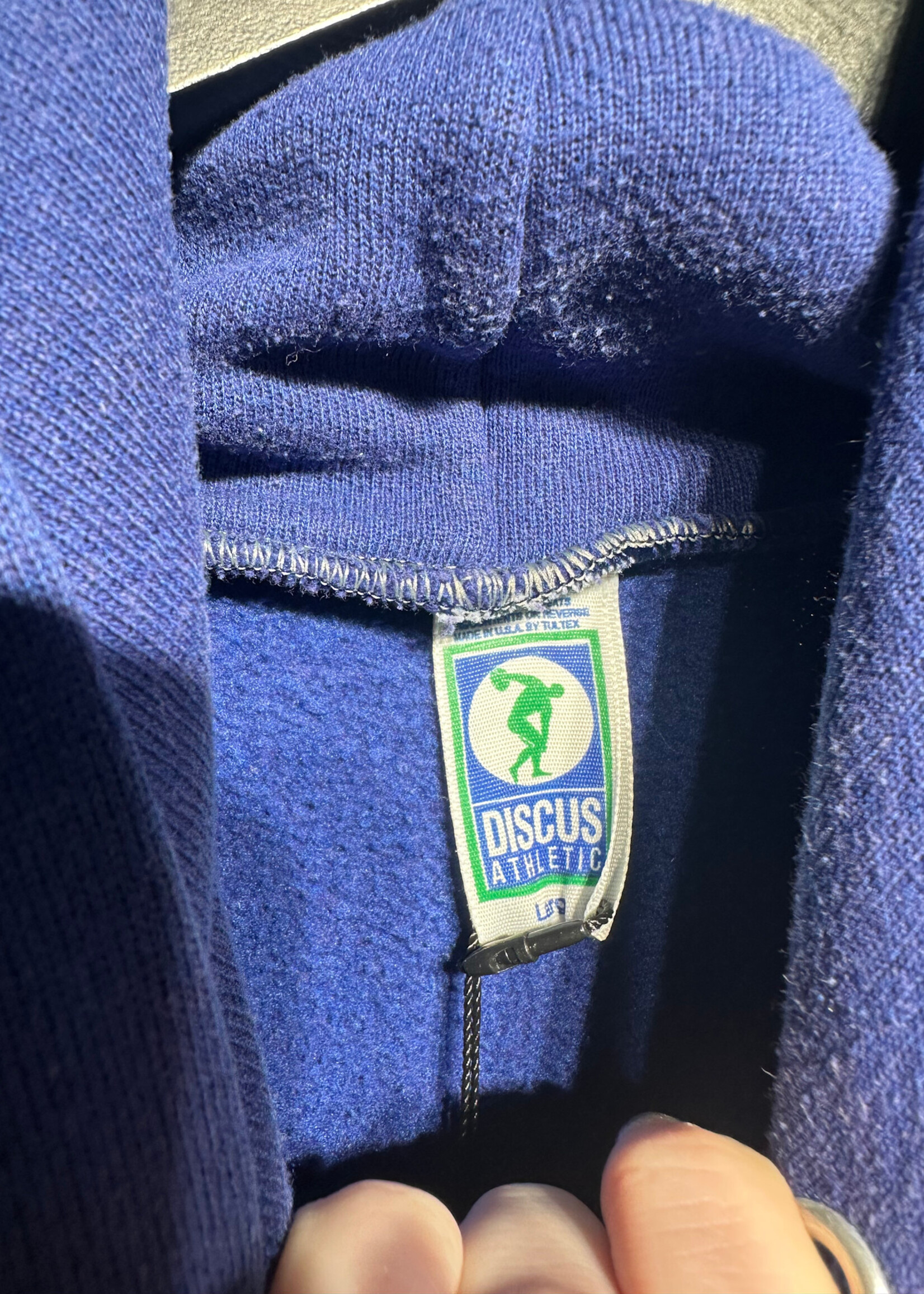 Los Altos Vintage Volley Blue Hoodie L