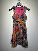 Nanette Lepore Pattern Midi Dress S