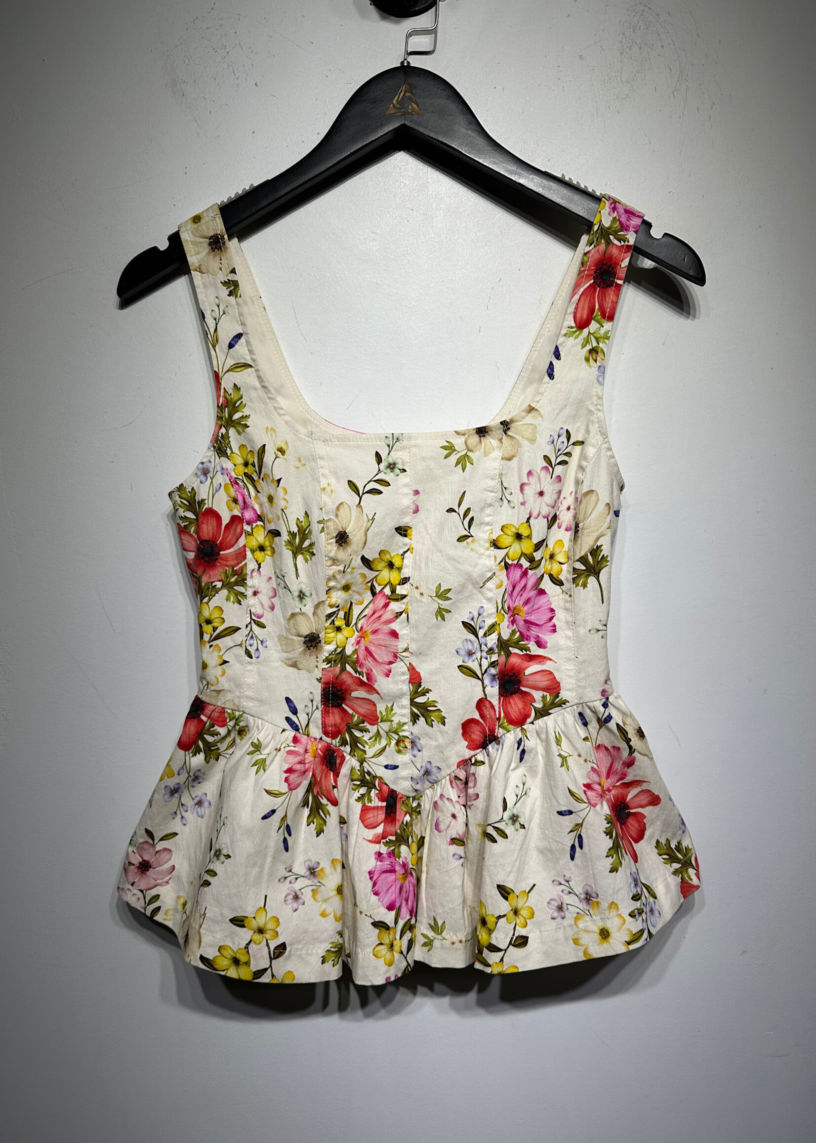 NWT AVEC LES FILLES FLORAL BLOUSE XS