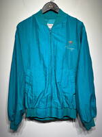 Vintage Mirage Teal Nylon Bomber Masc XL