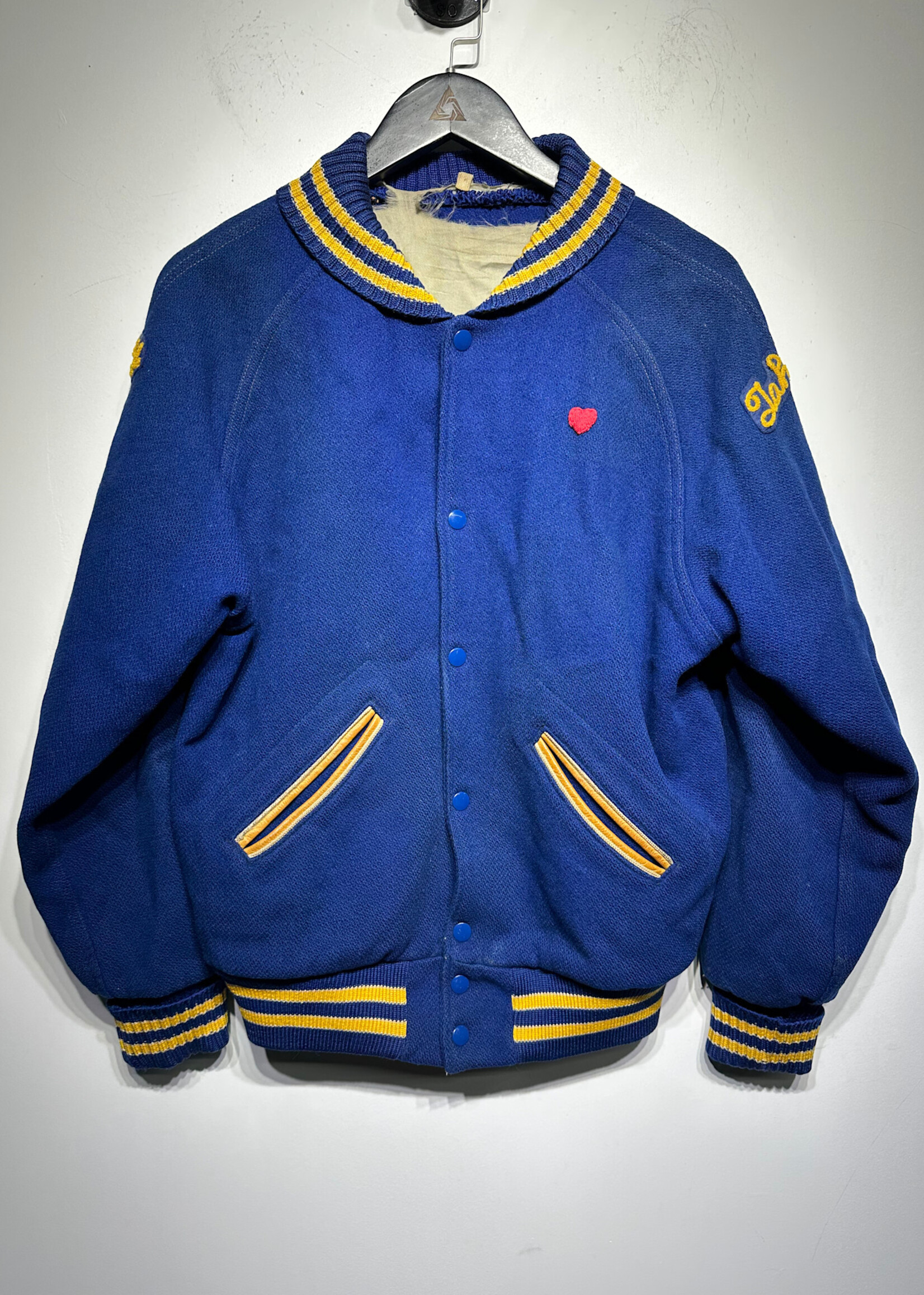 Lahoma Vintage Wool Varsity Jacket Masc M AS IS