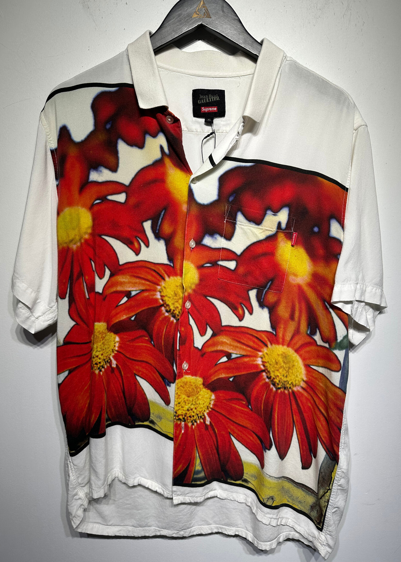 SUPREME JPG FLOWER SHIRT XL AS IS