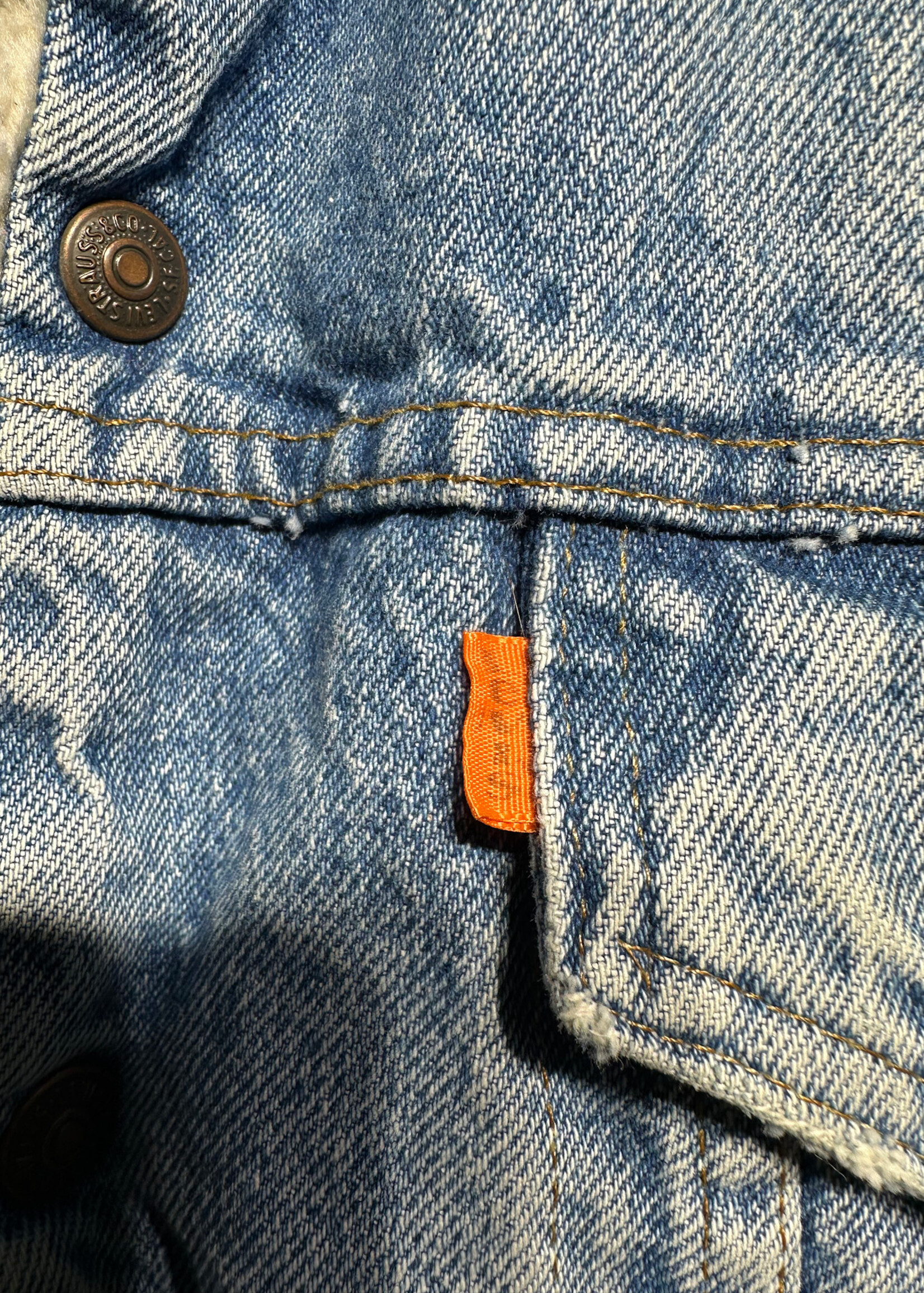 Vintage Levi's Orange Tab Sherpa Trucker Masc L
