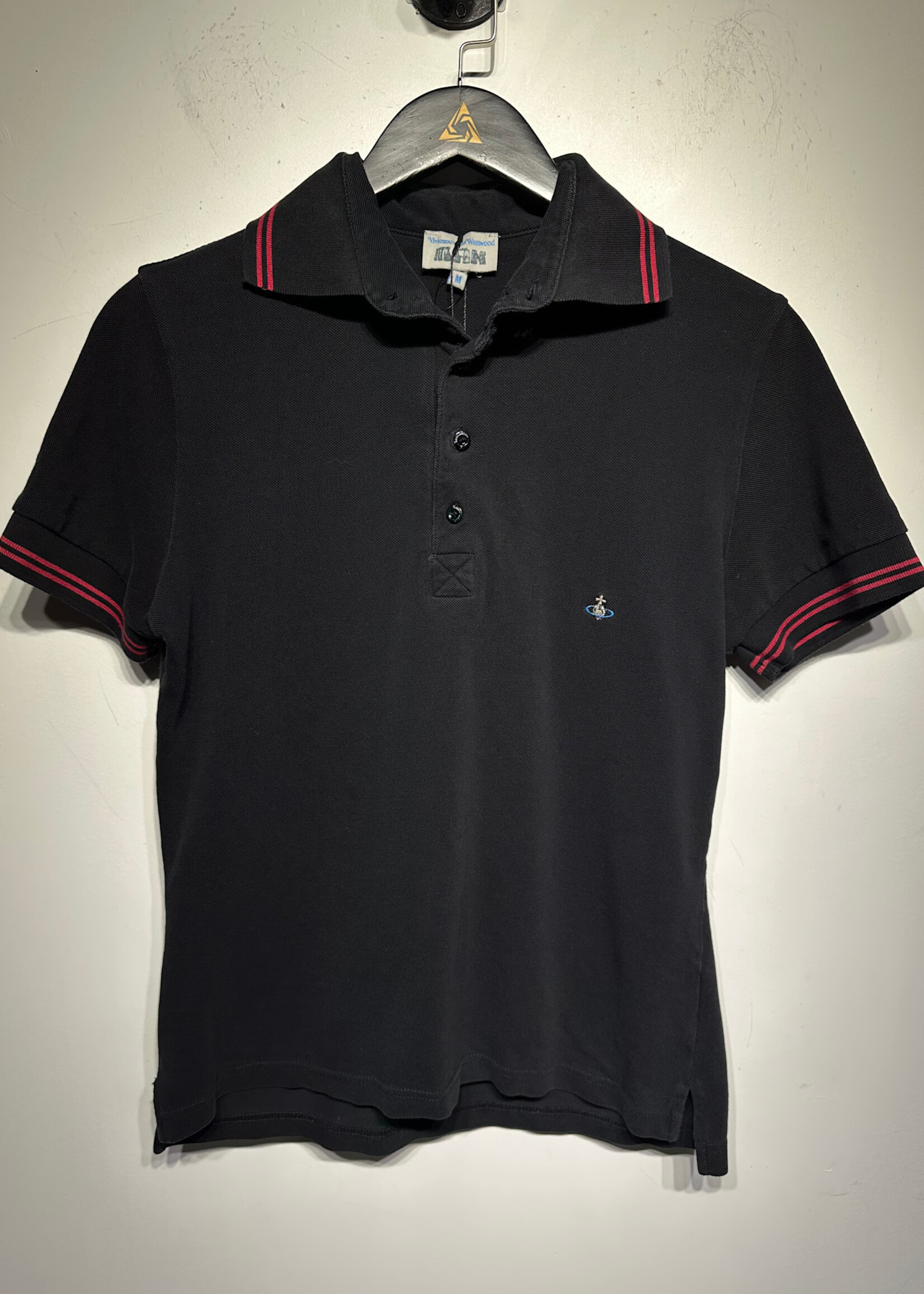 VIVIENNE WESTWOOD MAN BLACK POLO M
