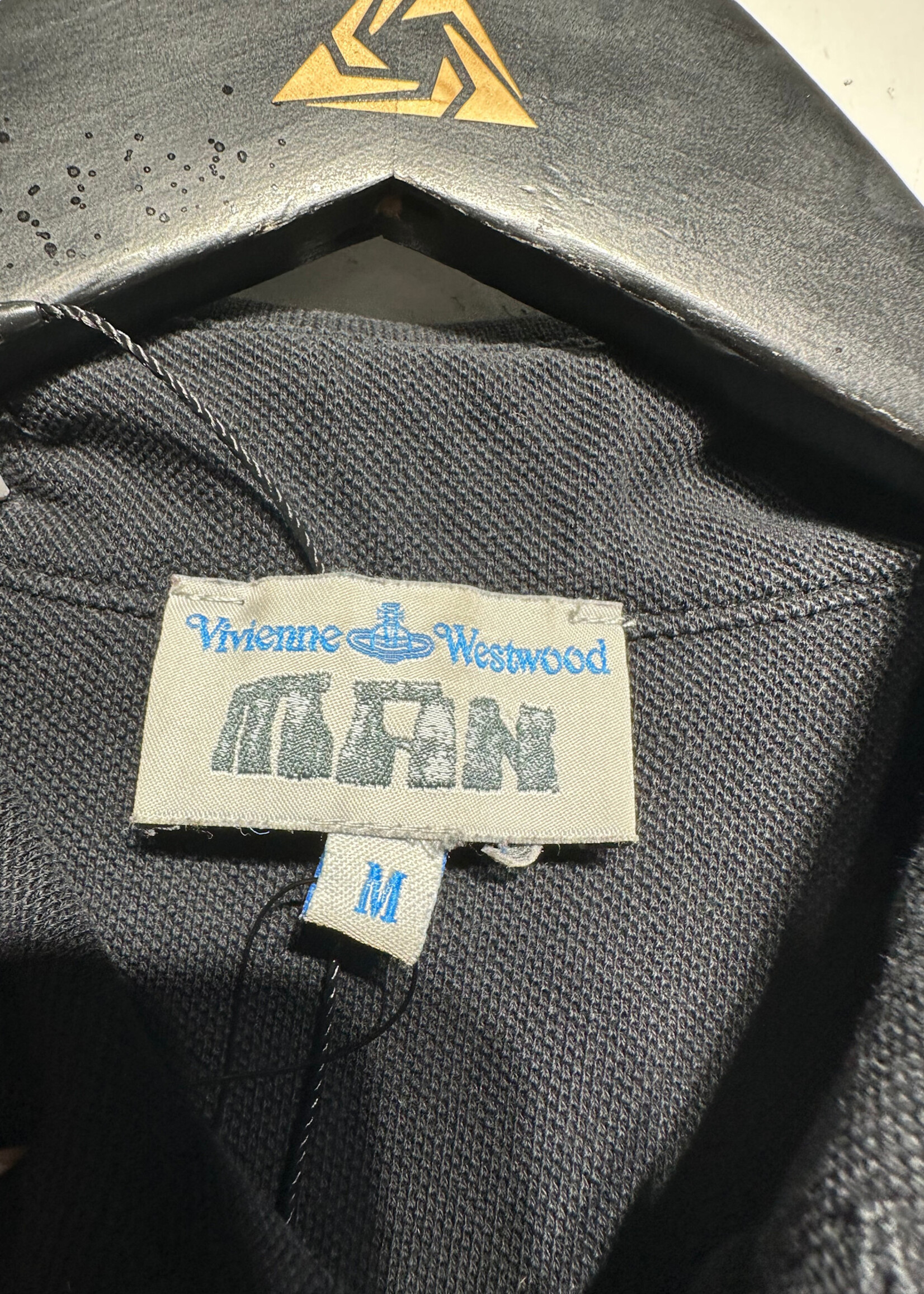 VIVIENNE WESTWOOD MAN BLACK POLO M