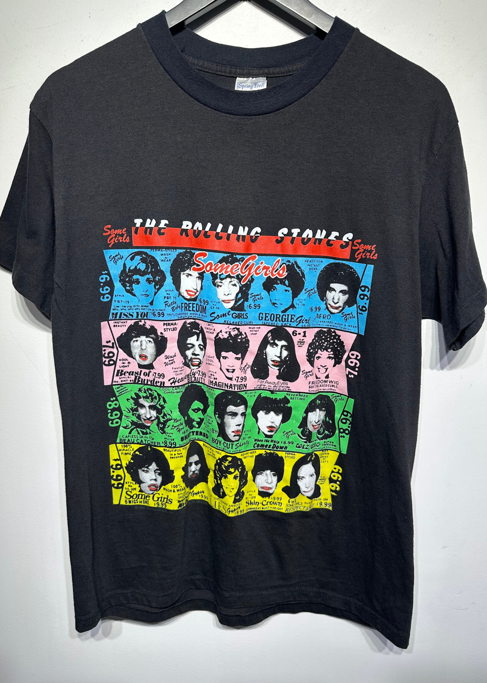 Vintage Rolling Stones Some Girls Tee L