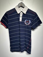 SPARCO ORIGINAL NAVY STRIPED POLO S