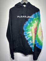 Pleasures Black Tie Dye Hoodie XL