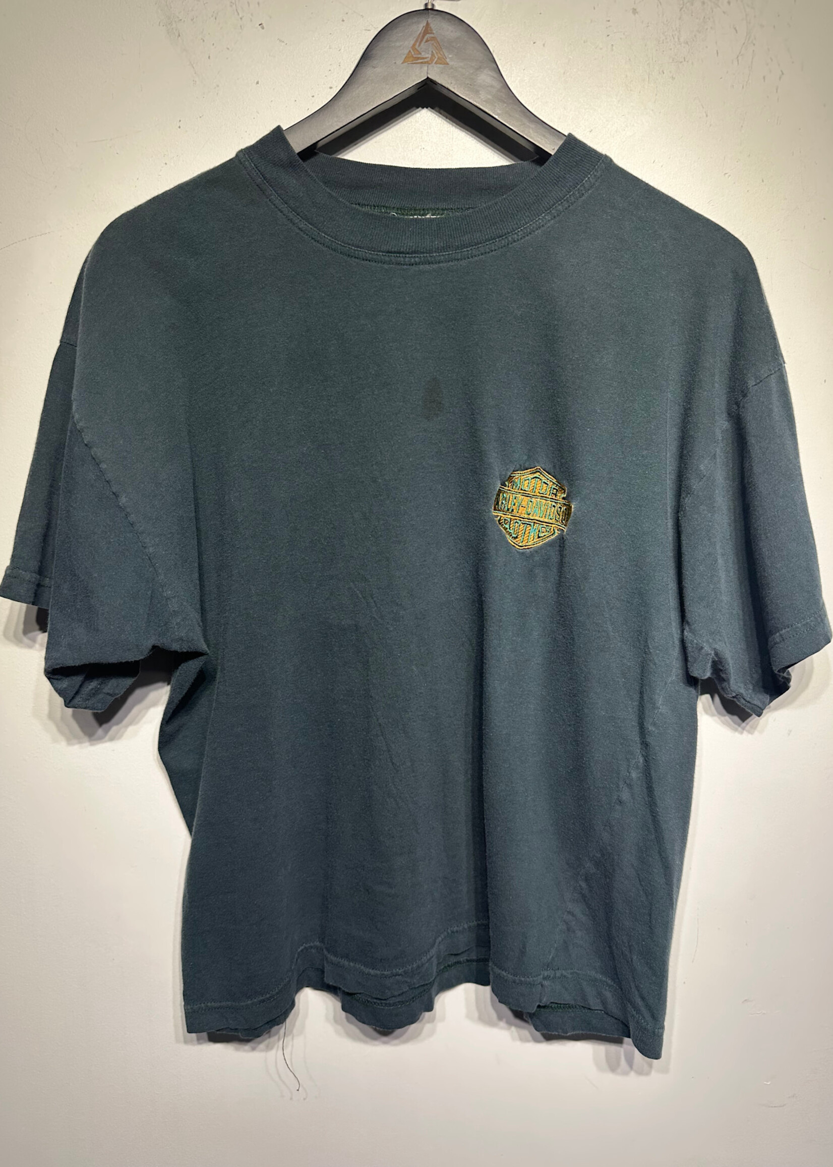 HARLEY DAVIDSON GREEN EAGLE TEE M AS IS