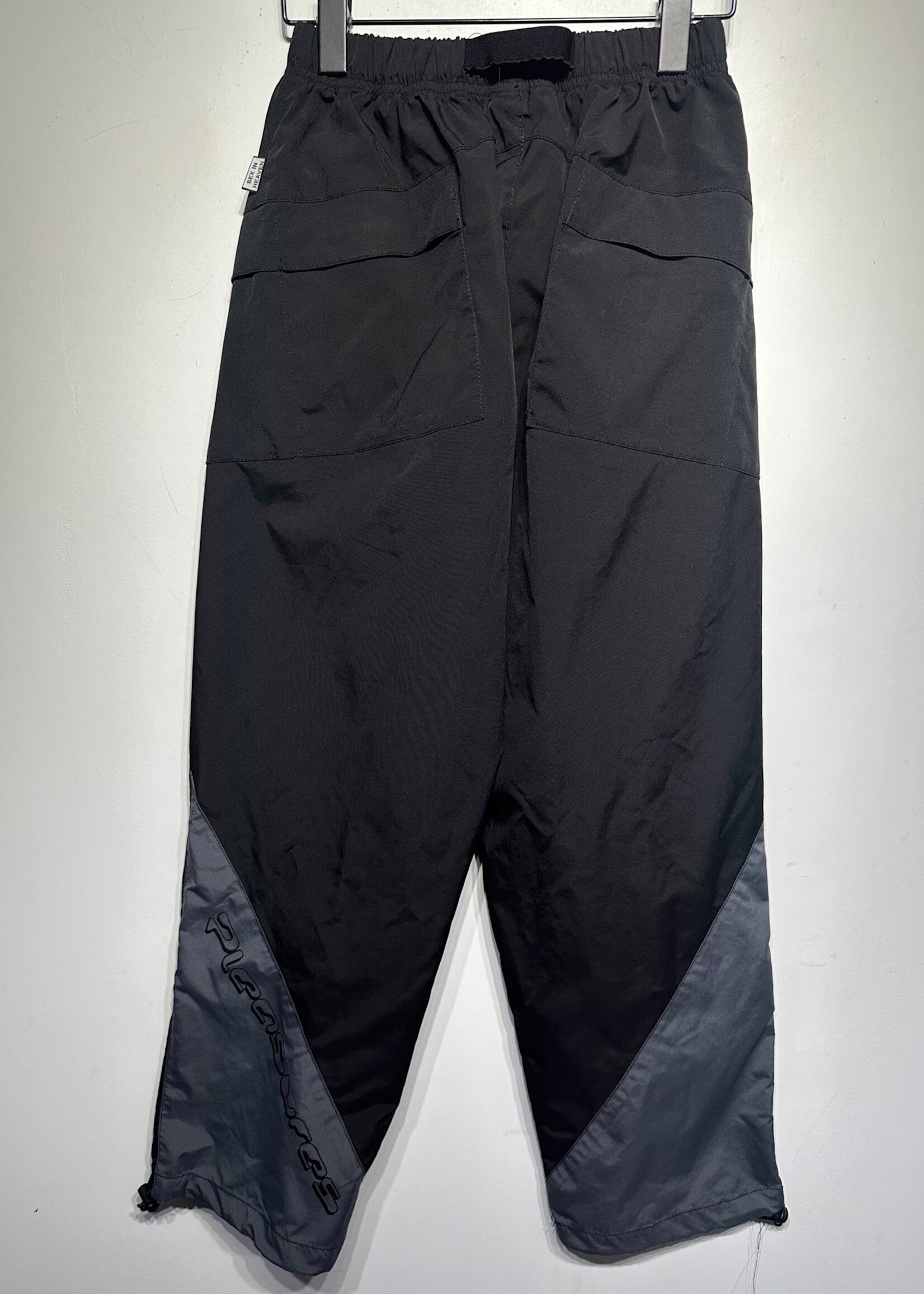 Pleasures Black Nylon Belted Pants Masc 29