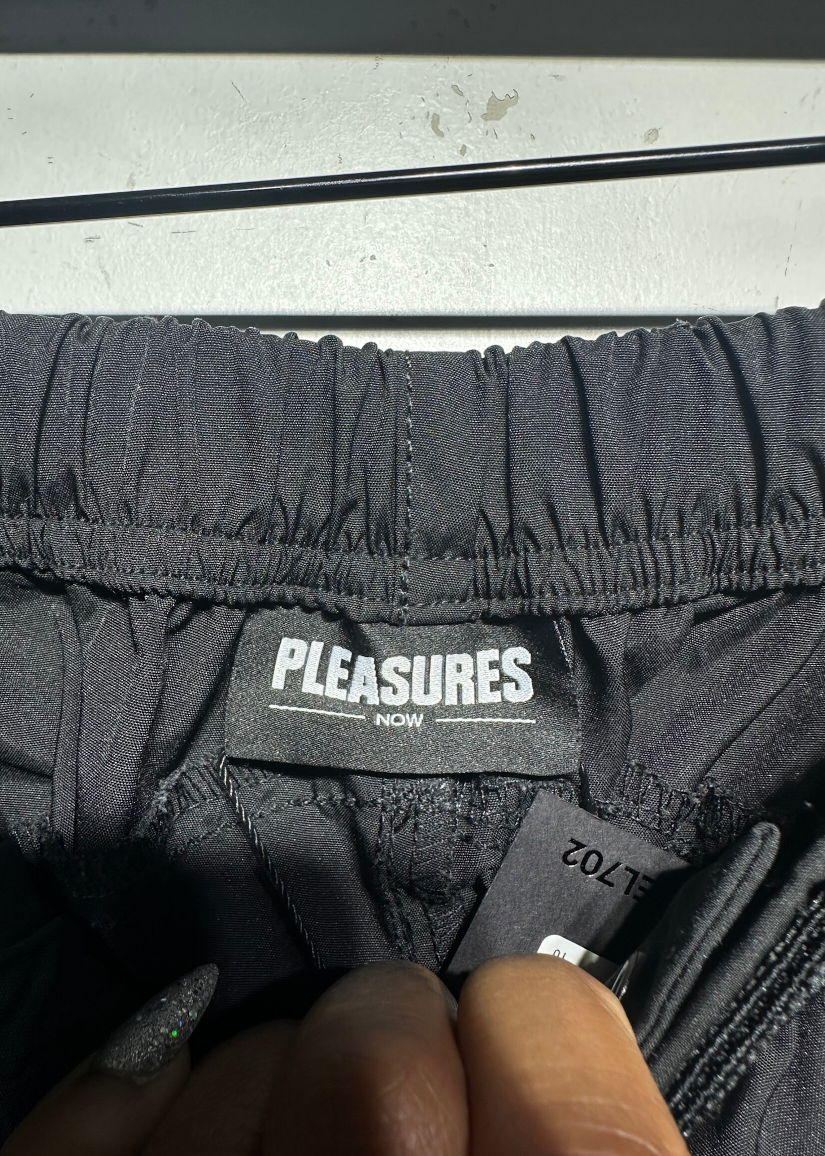 Pleasures Black Nylon Belted Pants Masc 29