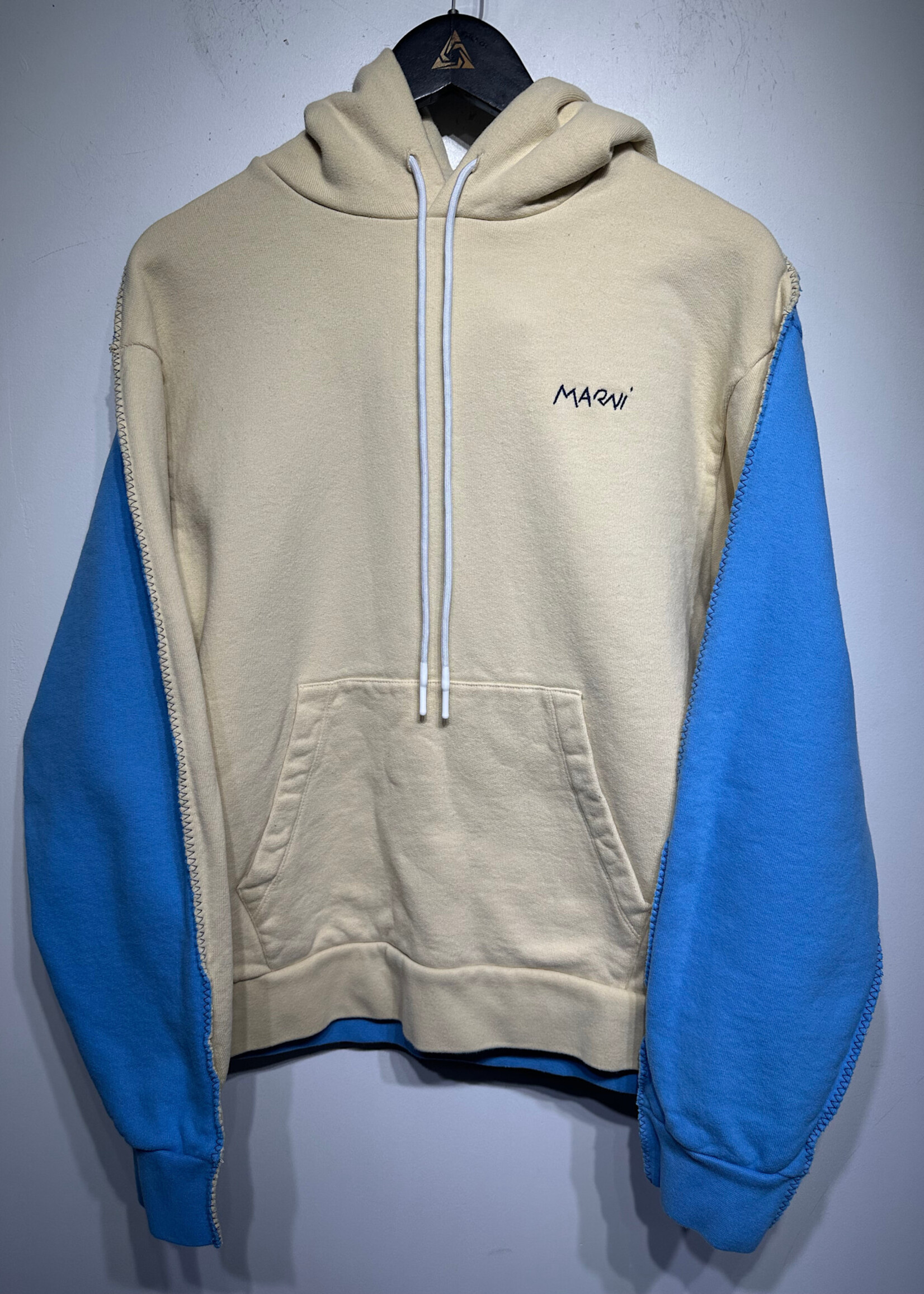 Marni Two Tone Split Hoodie L