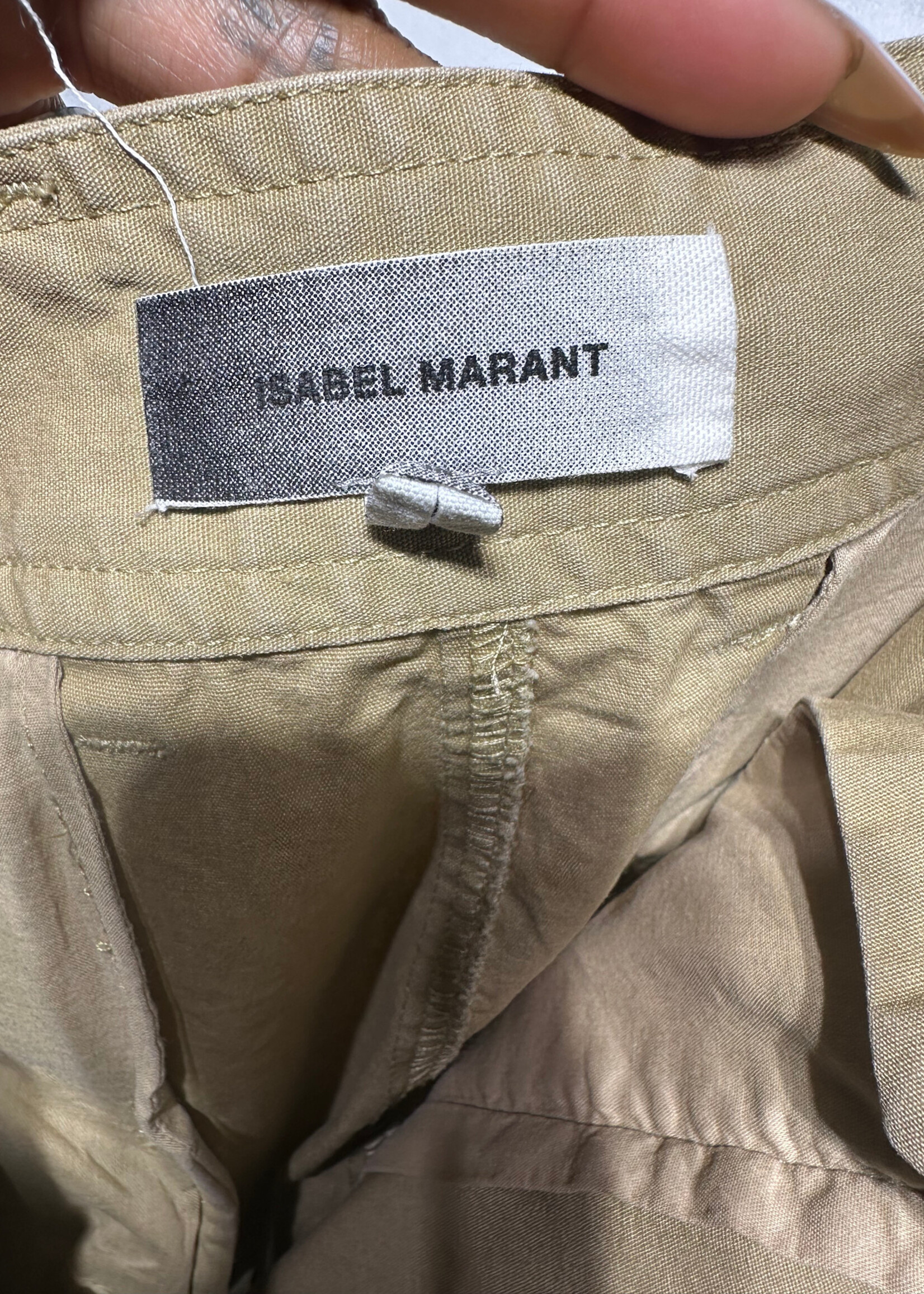 Isabel Marant Tan Strap Pants