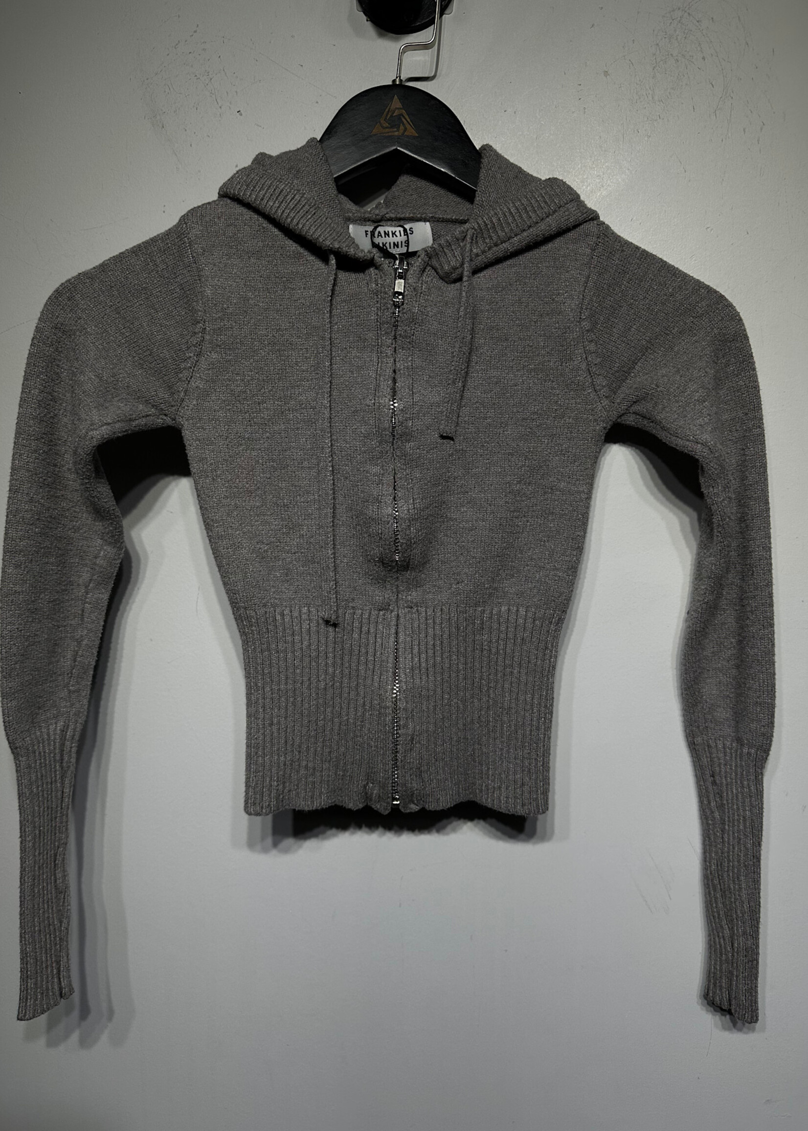 FRANKIES BIKINI GREY 2 PC SWEATSUIT XS