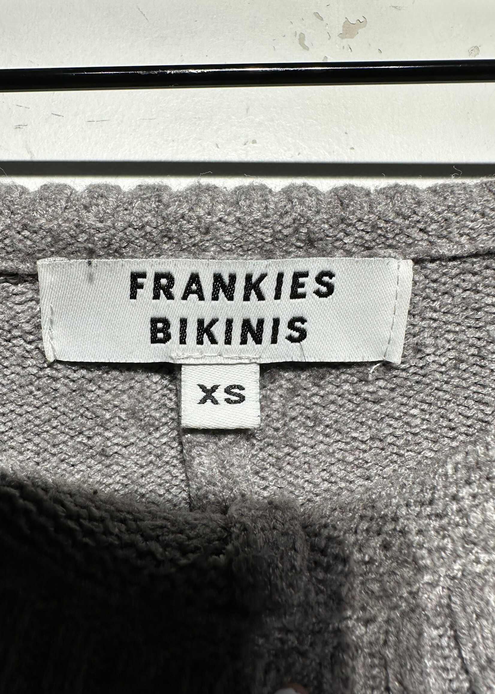 FRANKIES BIKINI GREY 2 PC SWEATSUIT XS