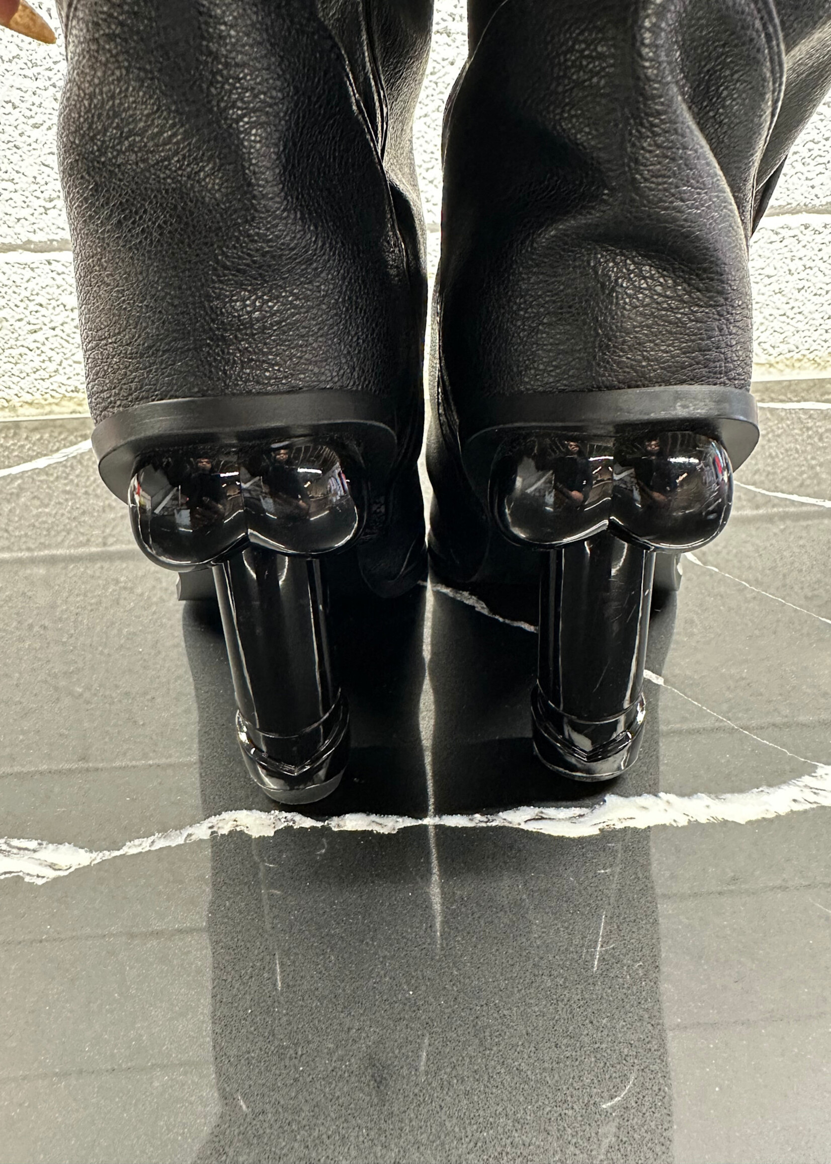 Namilia Padded Biker Boots Fem 12/ Masc 10.5