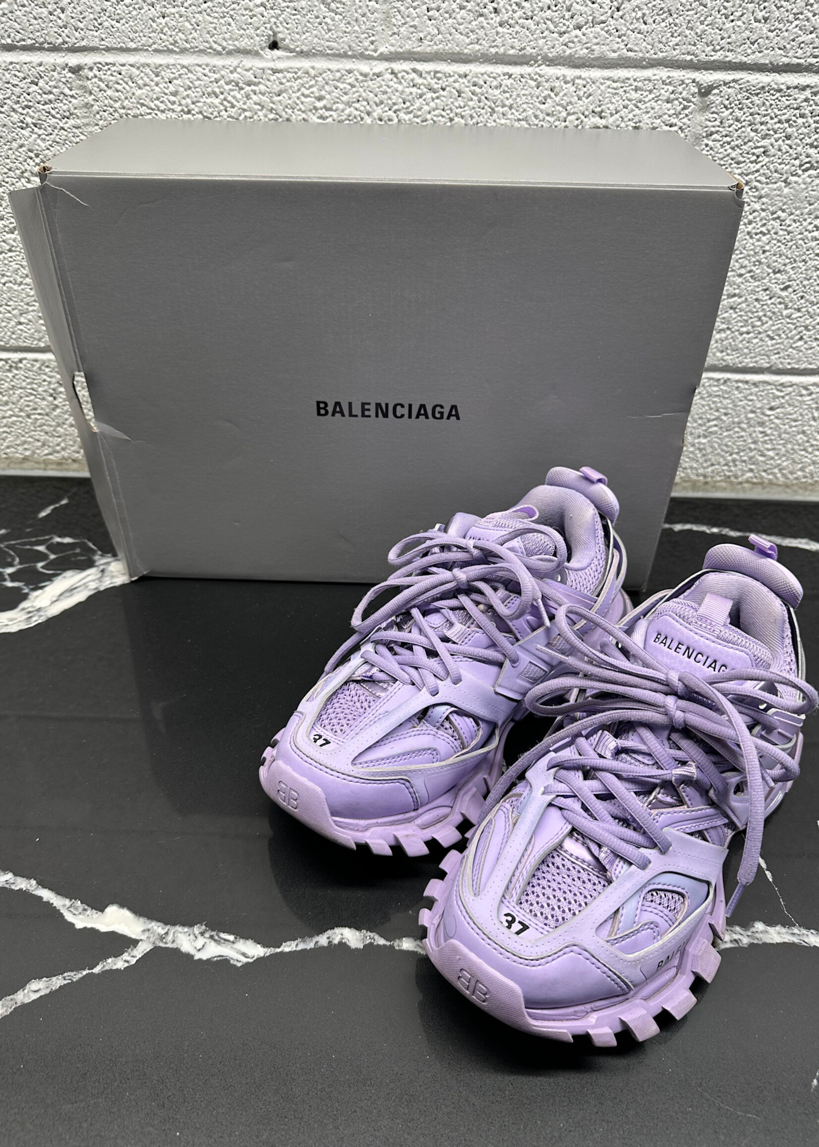 Balenciaga Lavender Track Runner 37/7
