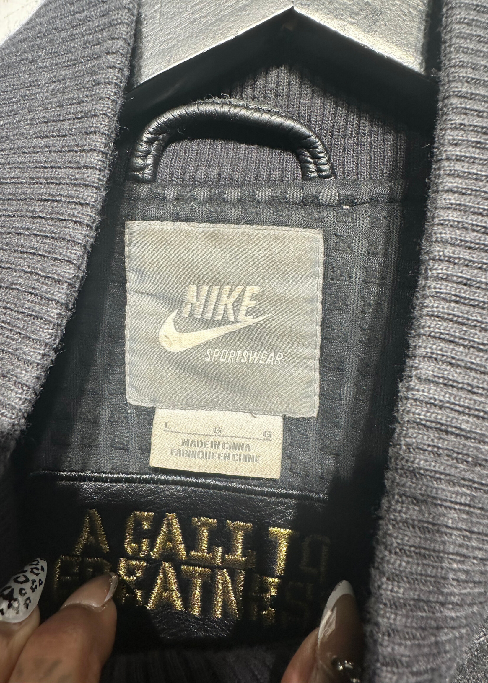 Nike BHM Pioneer Varsity Jacket L AS IS