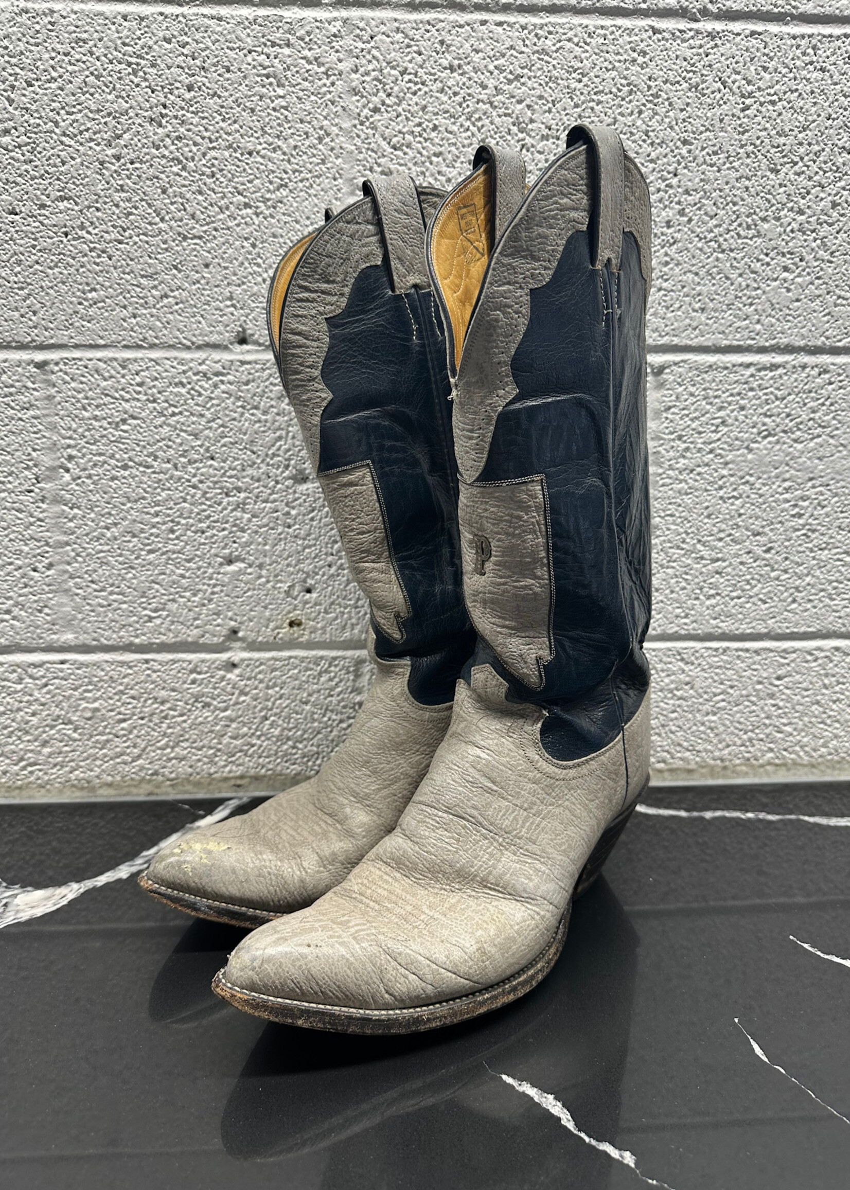 Justin Vintage Turqouise Cowboy Boots Masc 9.5