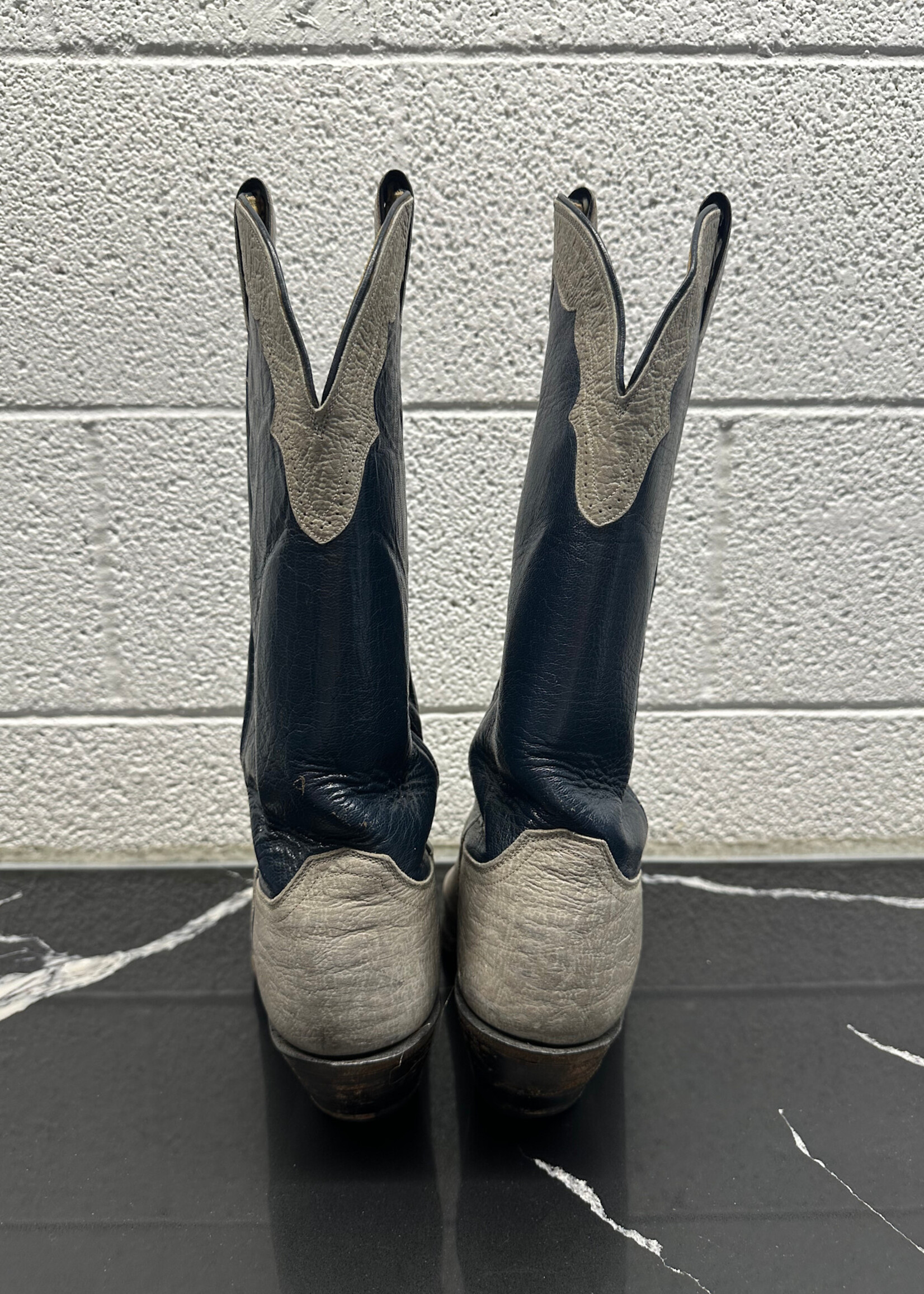 Justin Vintage Turqouise Cowboy Boots Masc 9.5