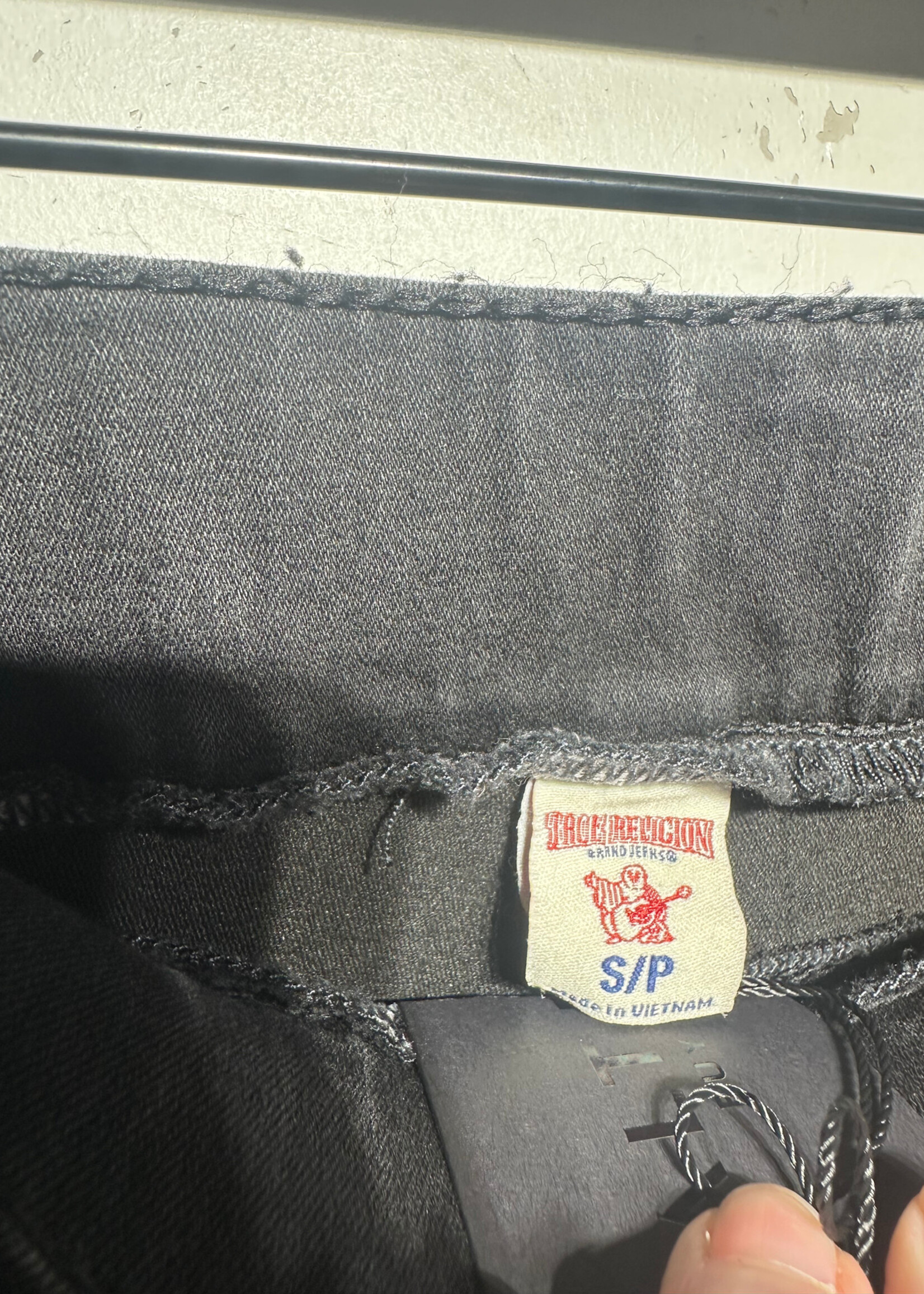 True Religion Black Flare Pants 28