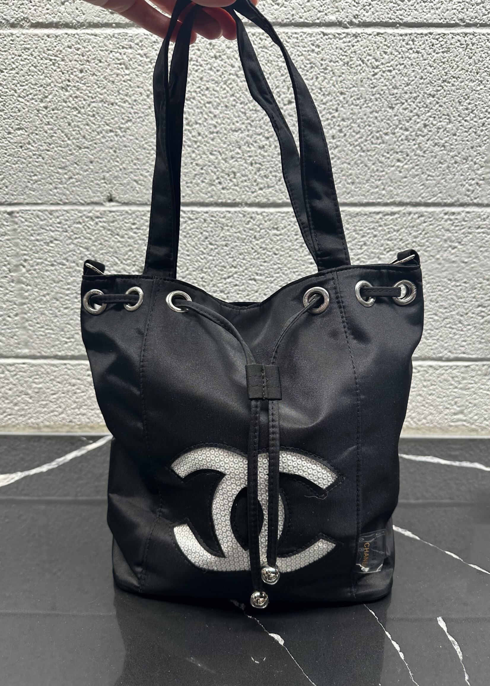 Chanel Precision Black White Tote
