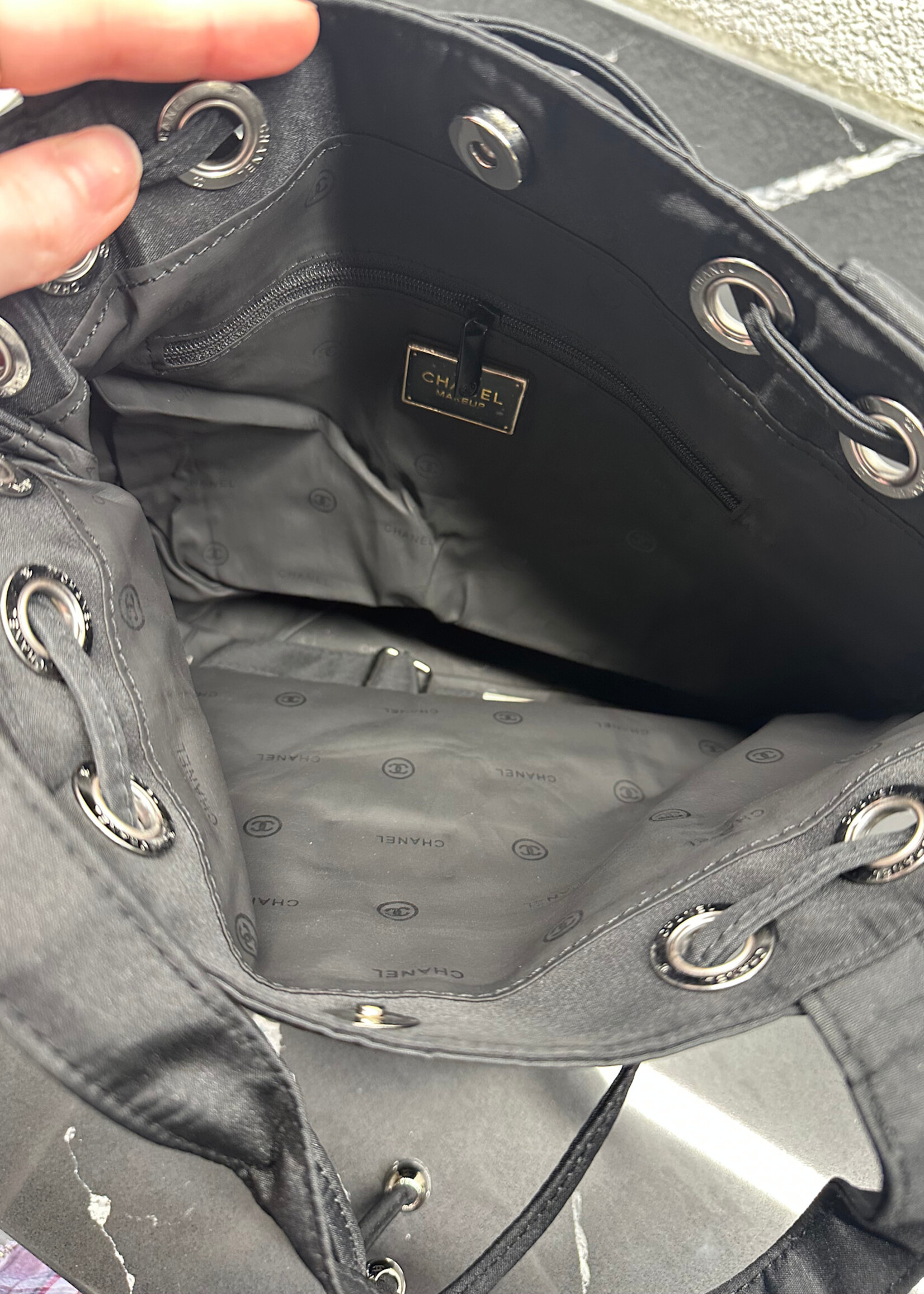 Chanel Precision Black White Tote