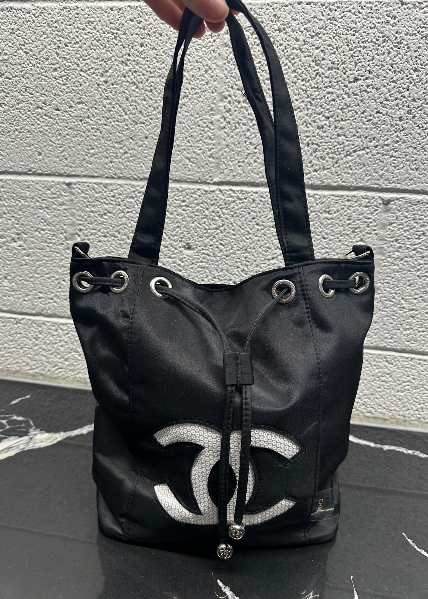 Chanel Precision Black White Tote
