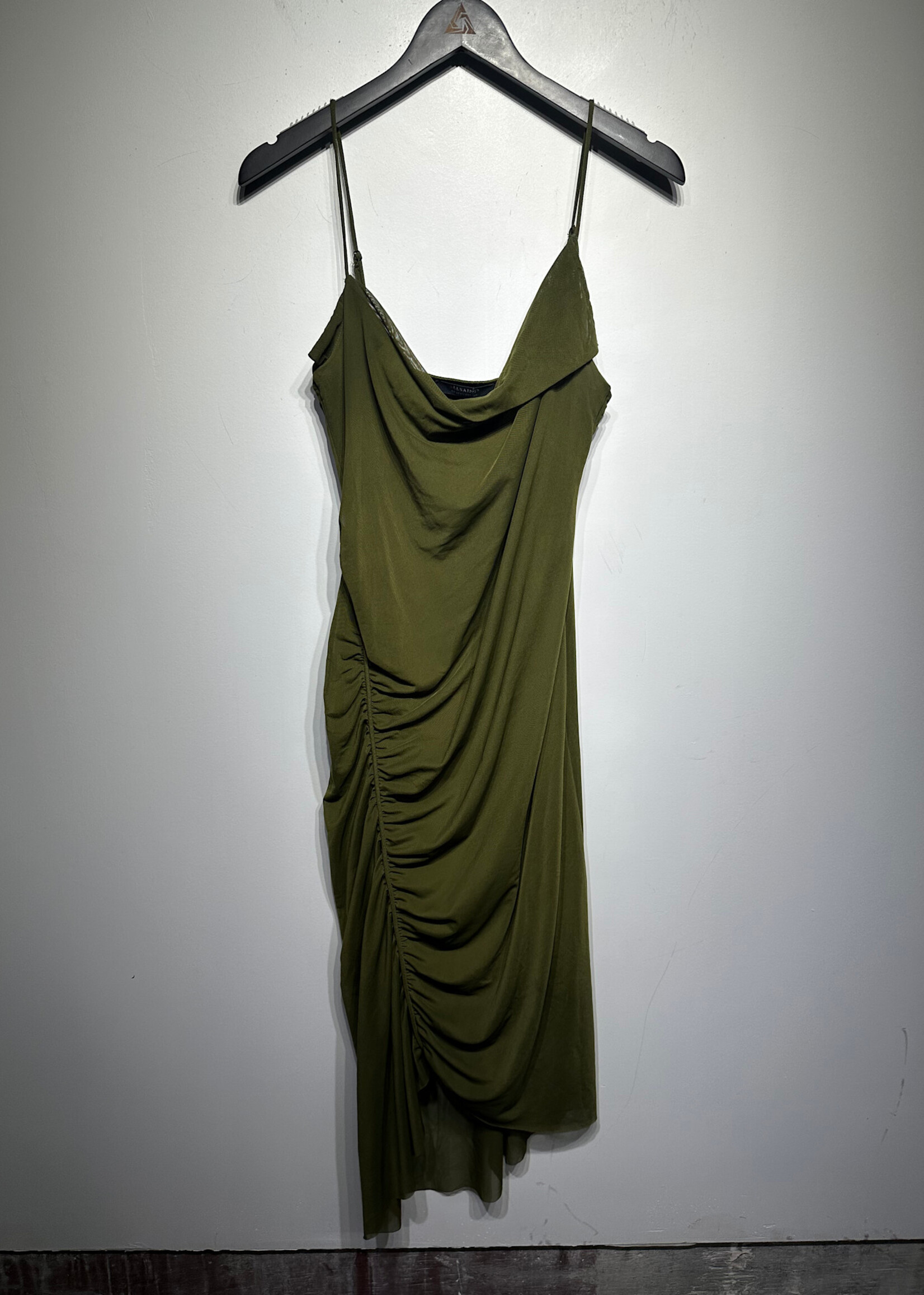 Allsaints Green Maxi Dress M/8
