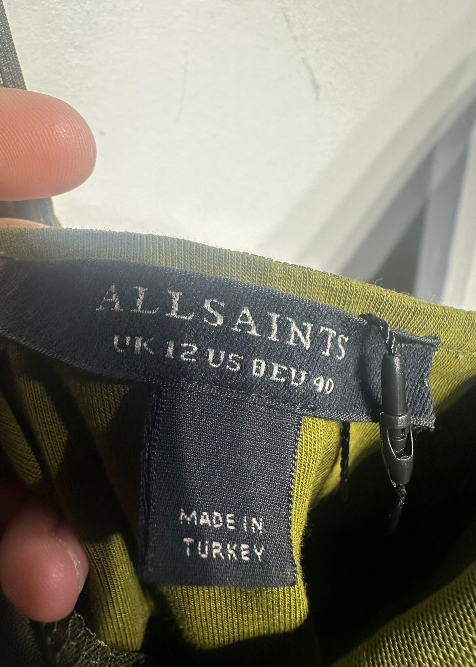 Allsaints Green Maxi Dress M/8