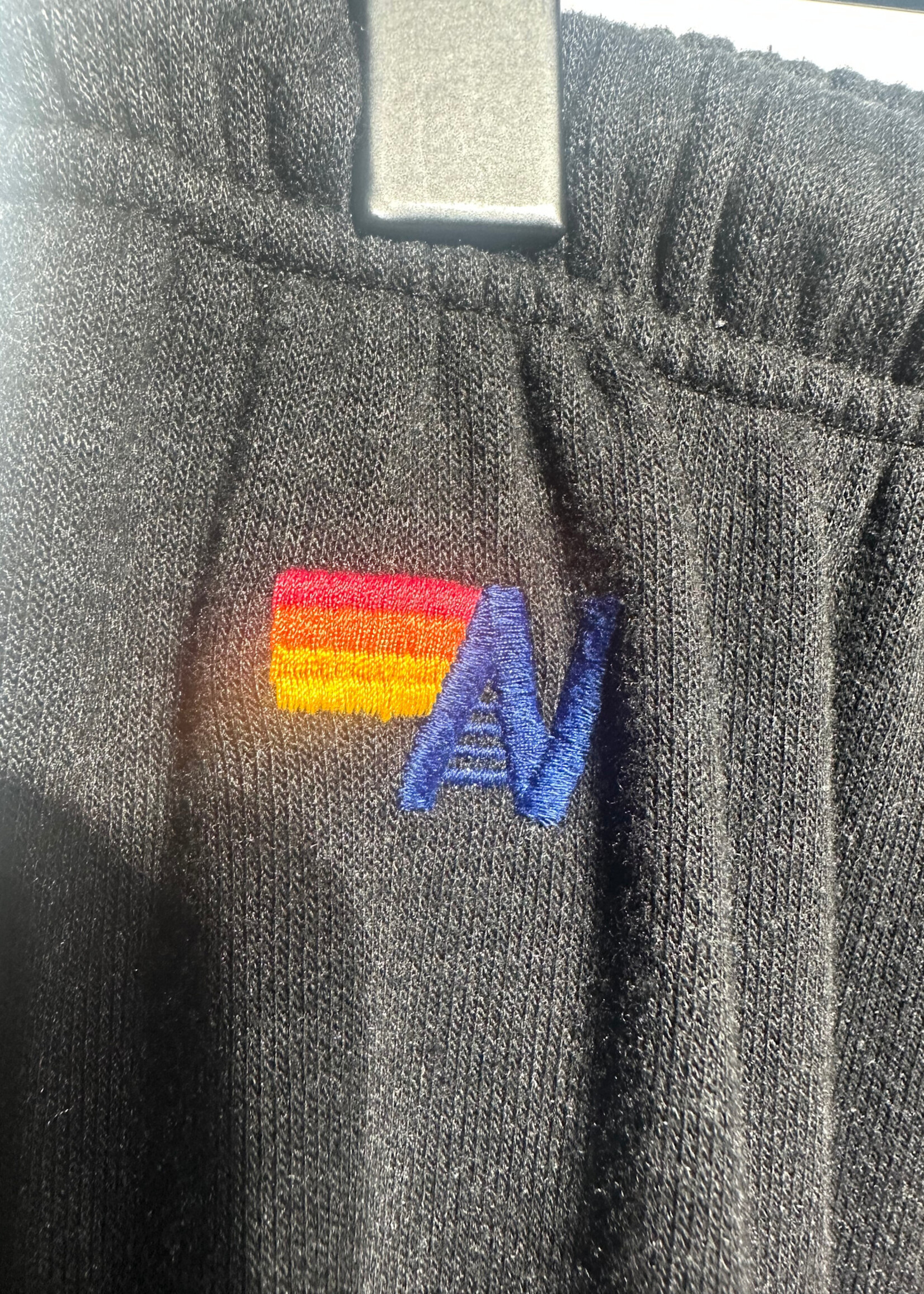 Aviator Nation Black Striped Sweats Fem S