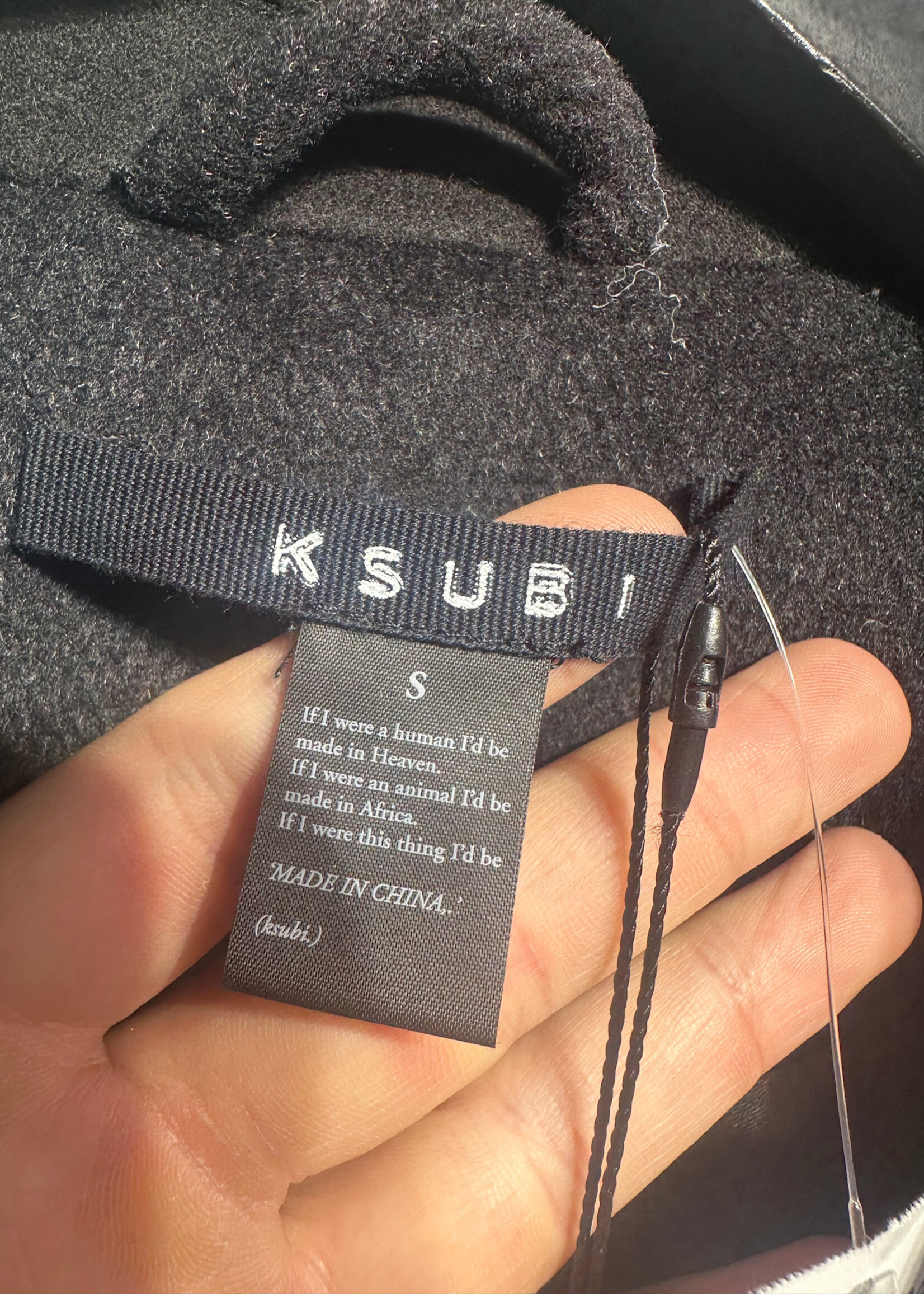 NWT Ksubi Dark Grey Cool Coat Masc S