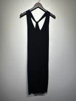 NWT James Perse Black Tank Side Pocket Dress 0/XS