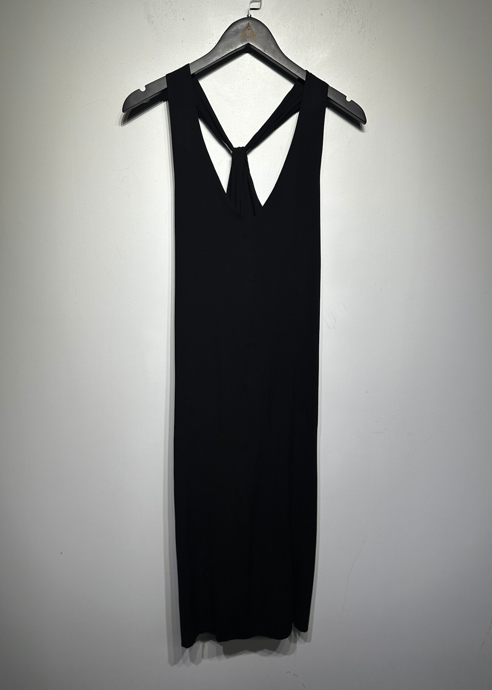 NWT James Perse Black Tank Side Pocket Dress 0/XS