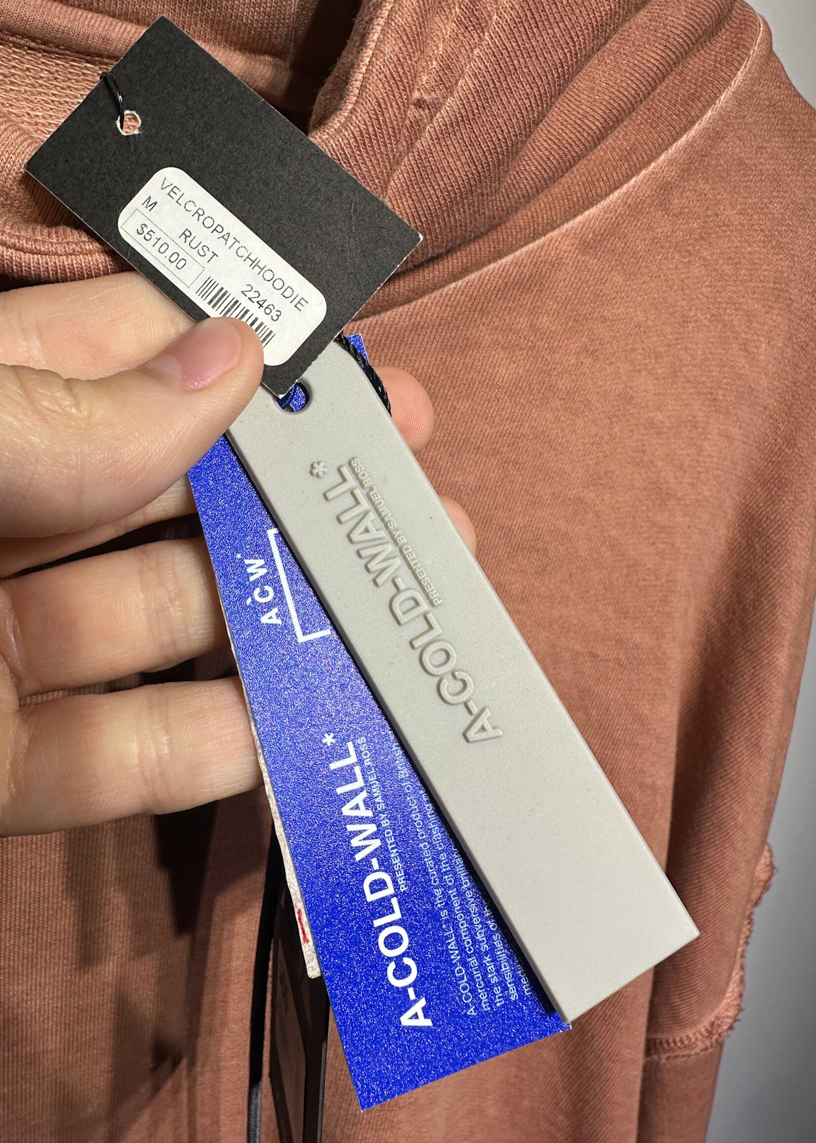 NWT A Cold Wall Clay Hoodie M