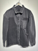 GH.OST Grey Wash Distressed Denim L/S M