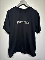 Supreme Black Floral Logo Tee XL