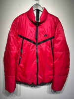 Nike Red White Reversible Puffer Jacket Masc L